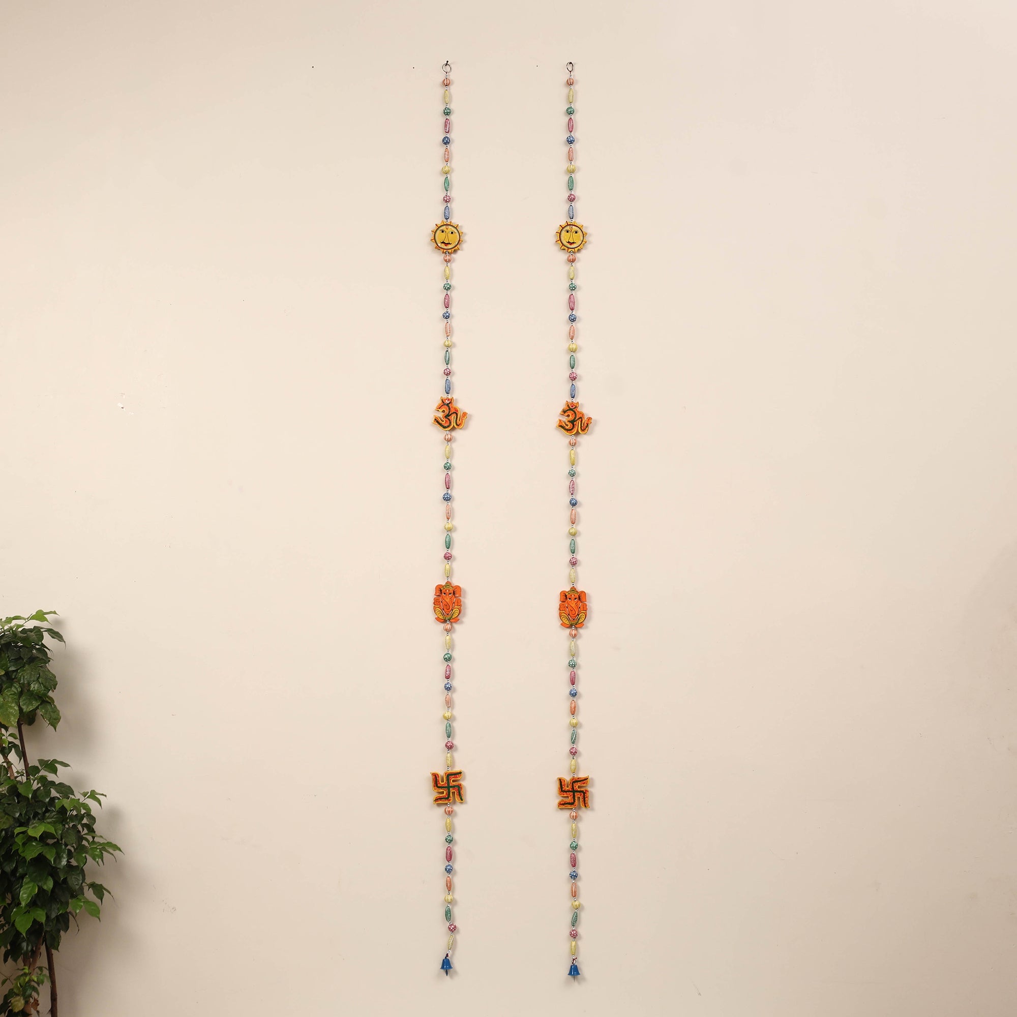 DEVENDRA SINGH Banaras Handpainted Decorative Wall Hanging Set 08