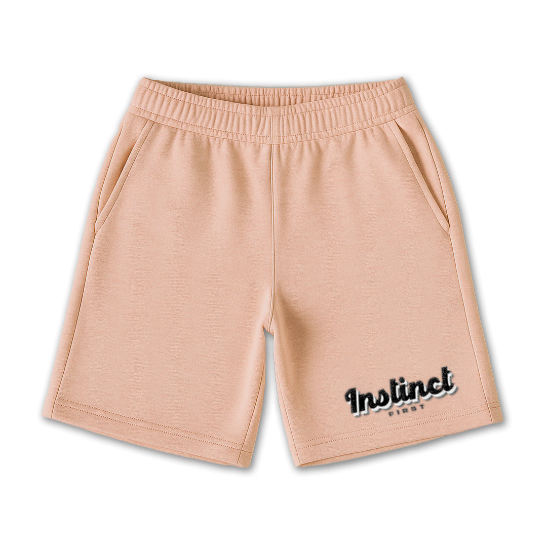 Instinct First Retro Melange Orange - Oversized Shorts