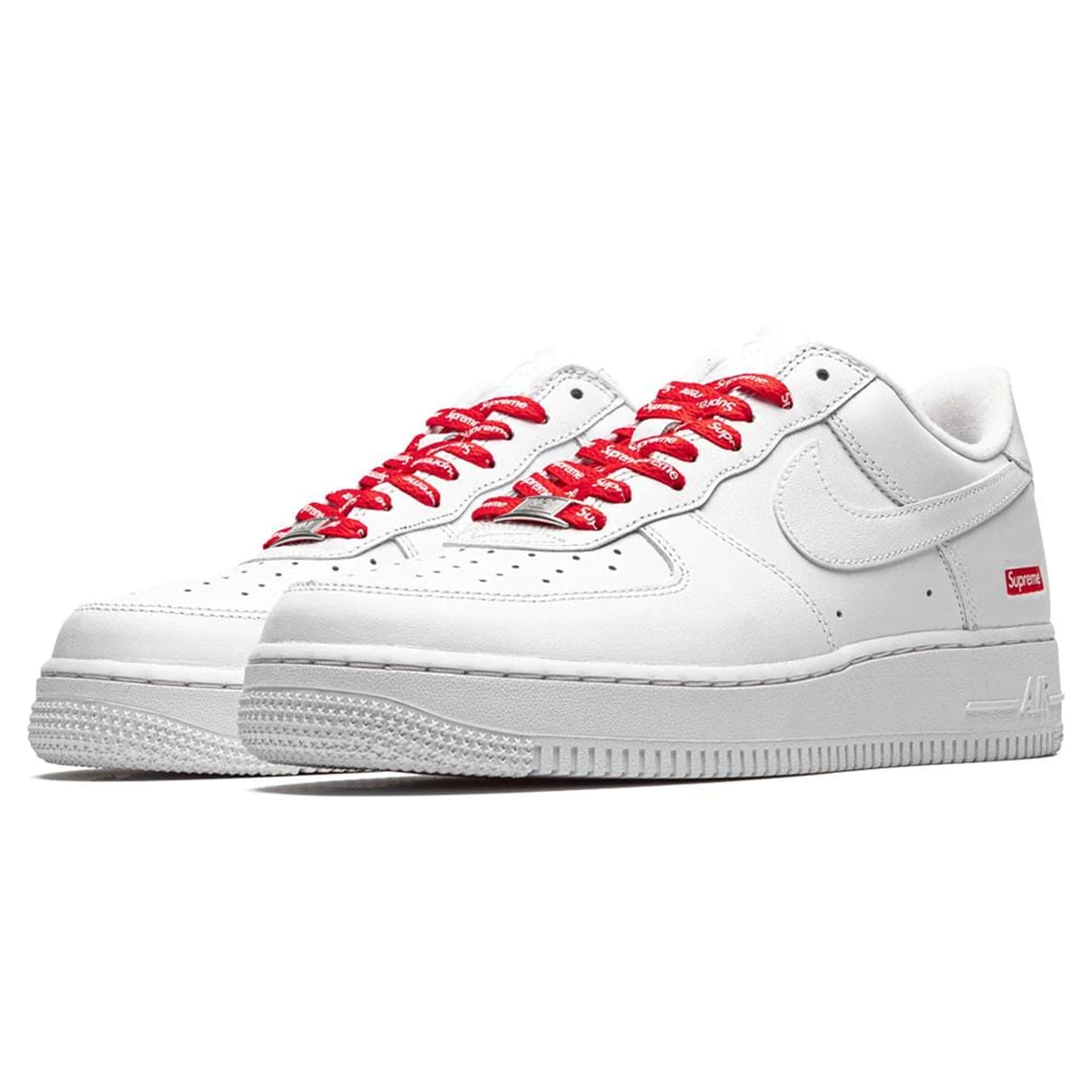 Nike x Supreme Air Force 1 Low White Box Logo - view 2
