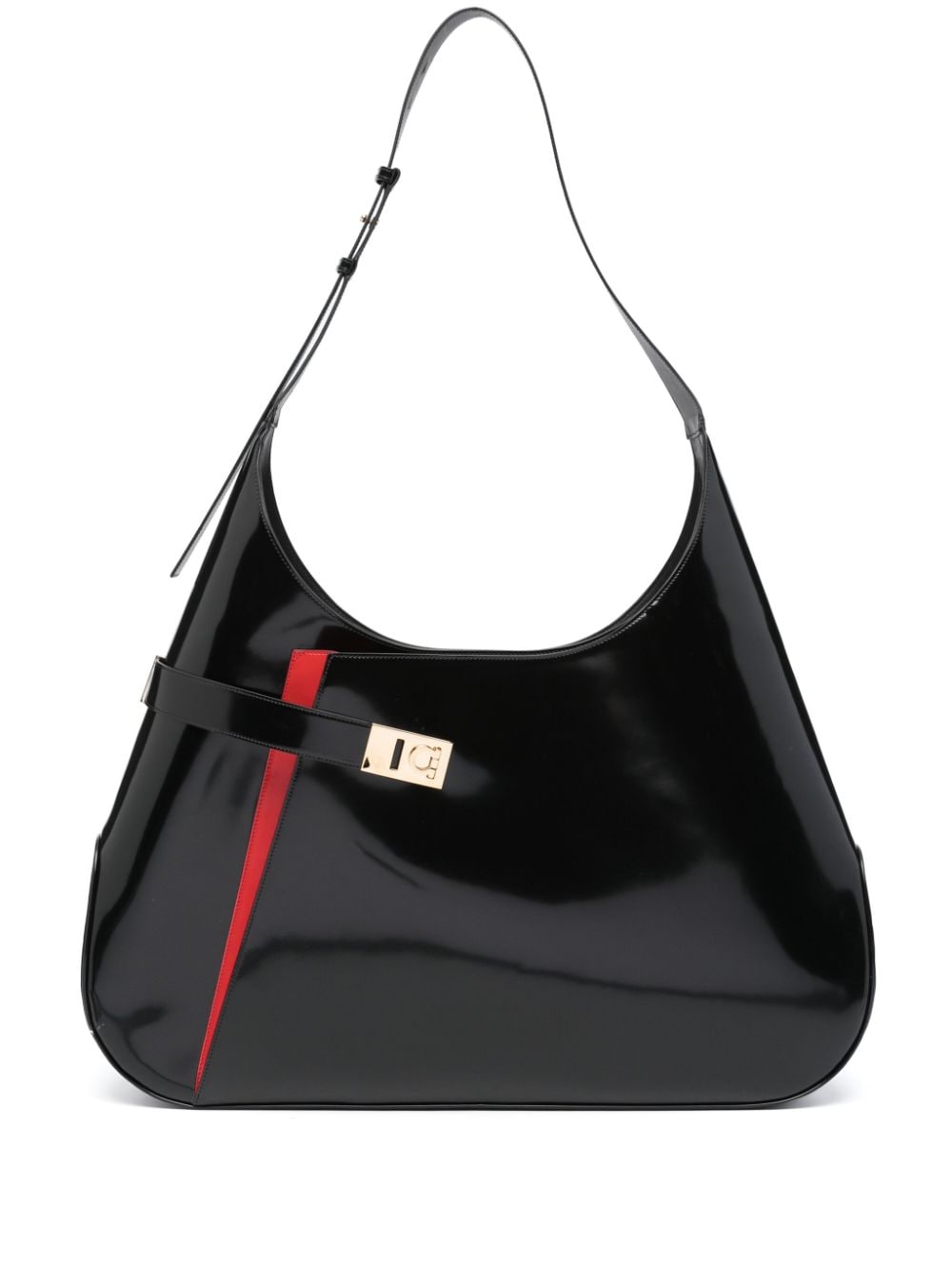 Ferragamo Extra Large Hobo Shoulder Bag – Outer: Leather 100%