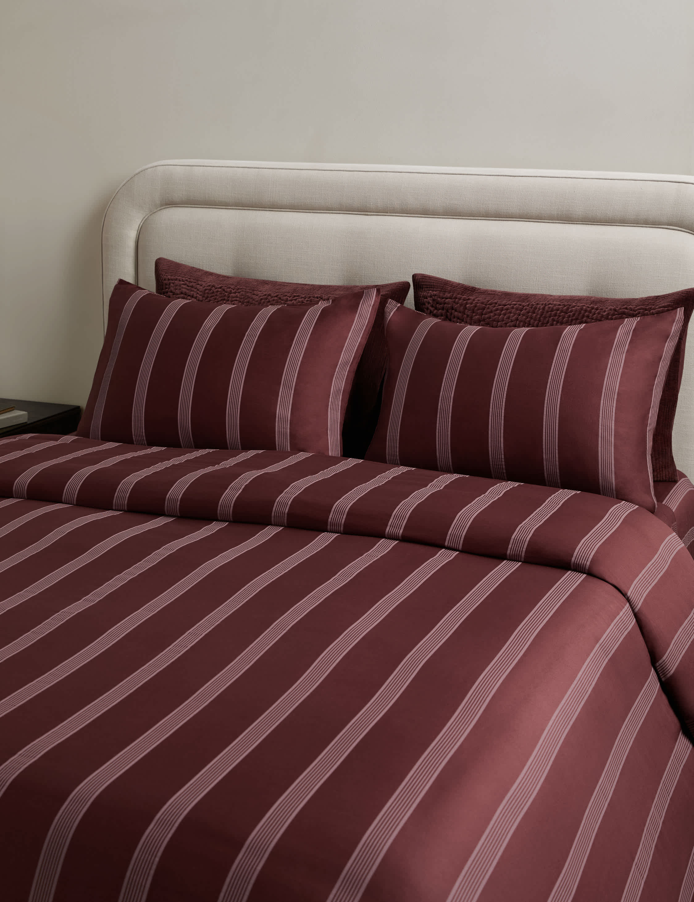 Lulu and Georgia Hemsley Striped Cotton Sateen Sham - view 2
