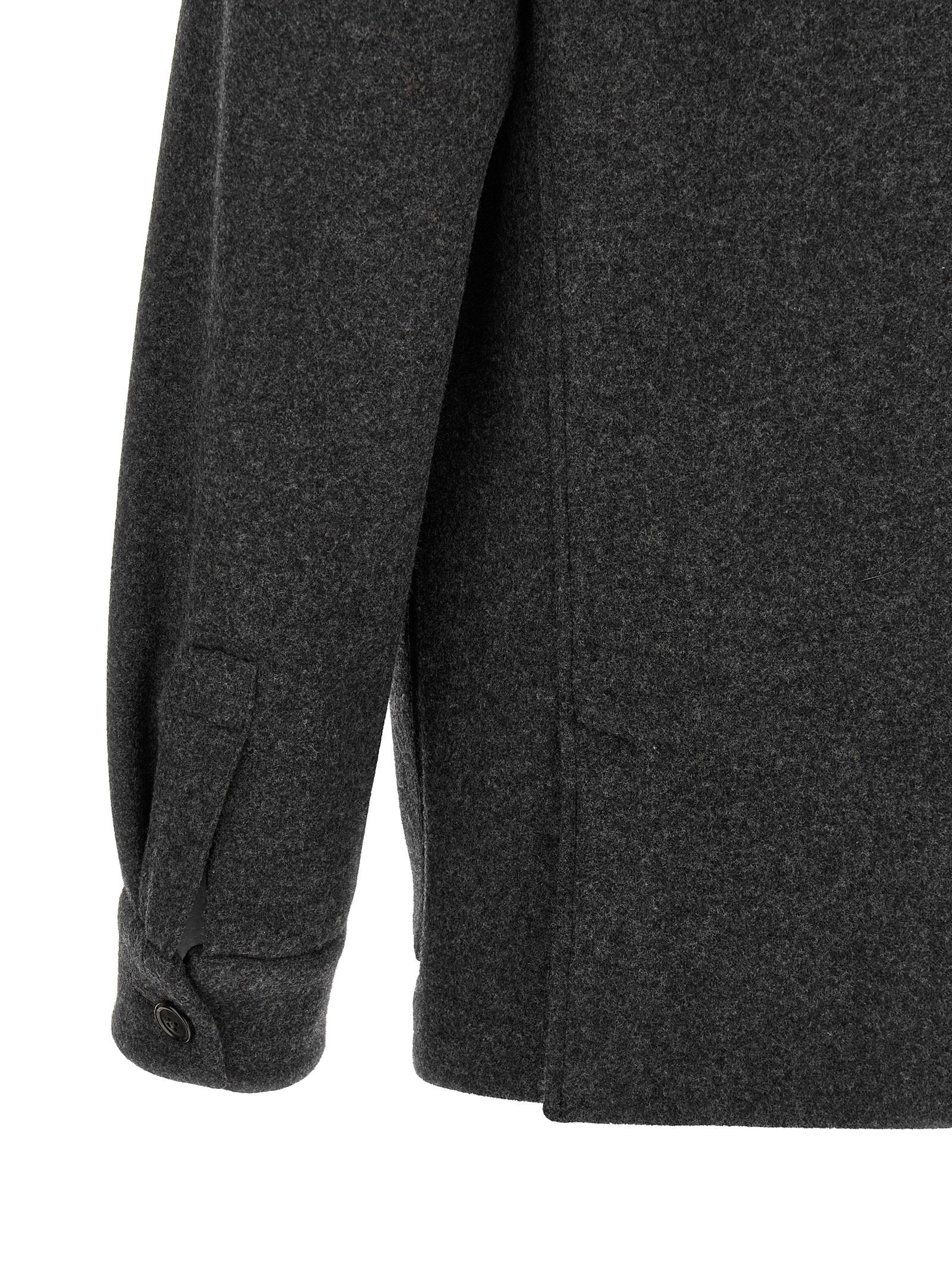 Zegna Jersey Overshirt – 55% wool 45% cachemire - view 4