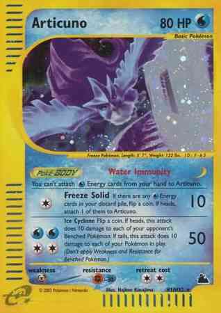 Rare ecard3-153 holo – Pokémon Articuno - H3/H32 - Rare [ecard3-153] [Holo]