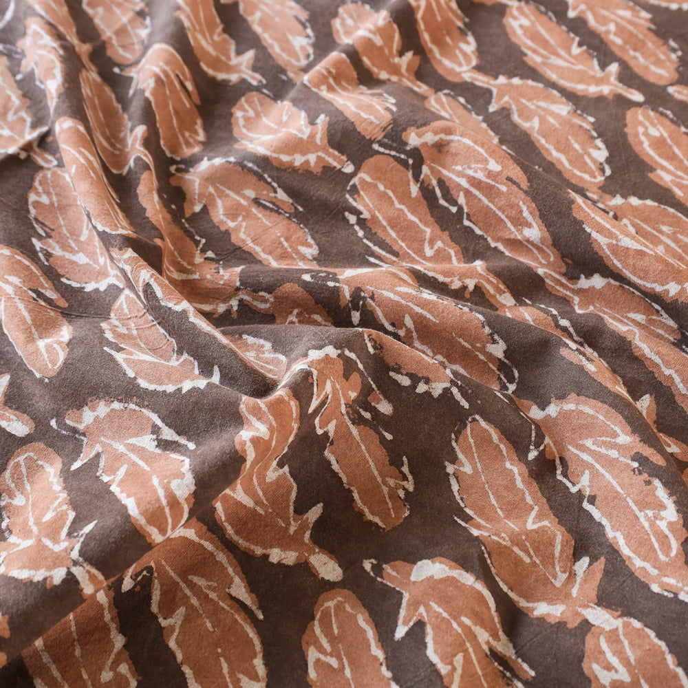 BINDAAS UNLIMITED Brown - Block Art Print Cotton Double Bindaas Bed Sheet (110 x 93 in) - view 2