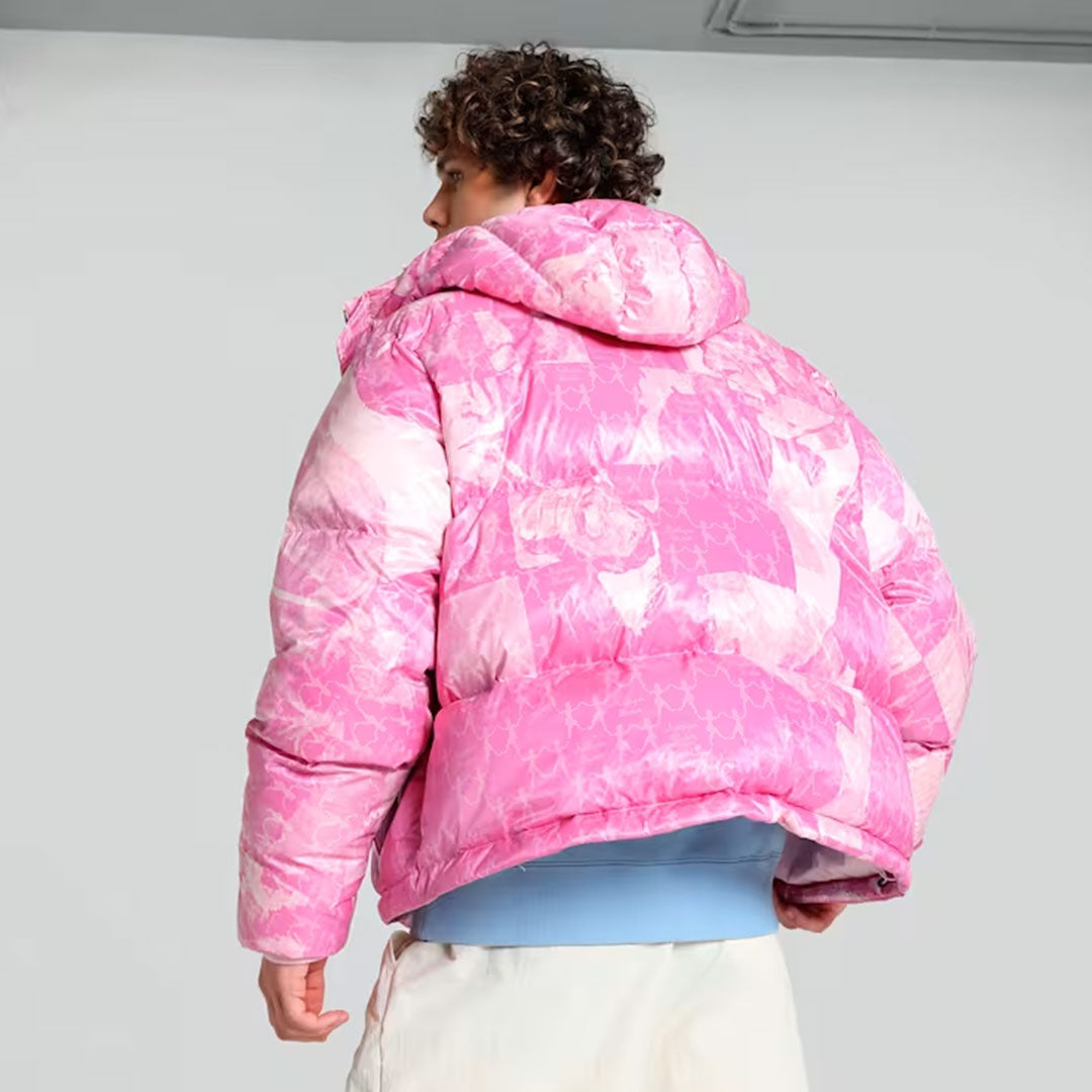 Puma | X Kidsuper All Over Print Puffer { Pearl Pink - view 3