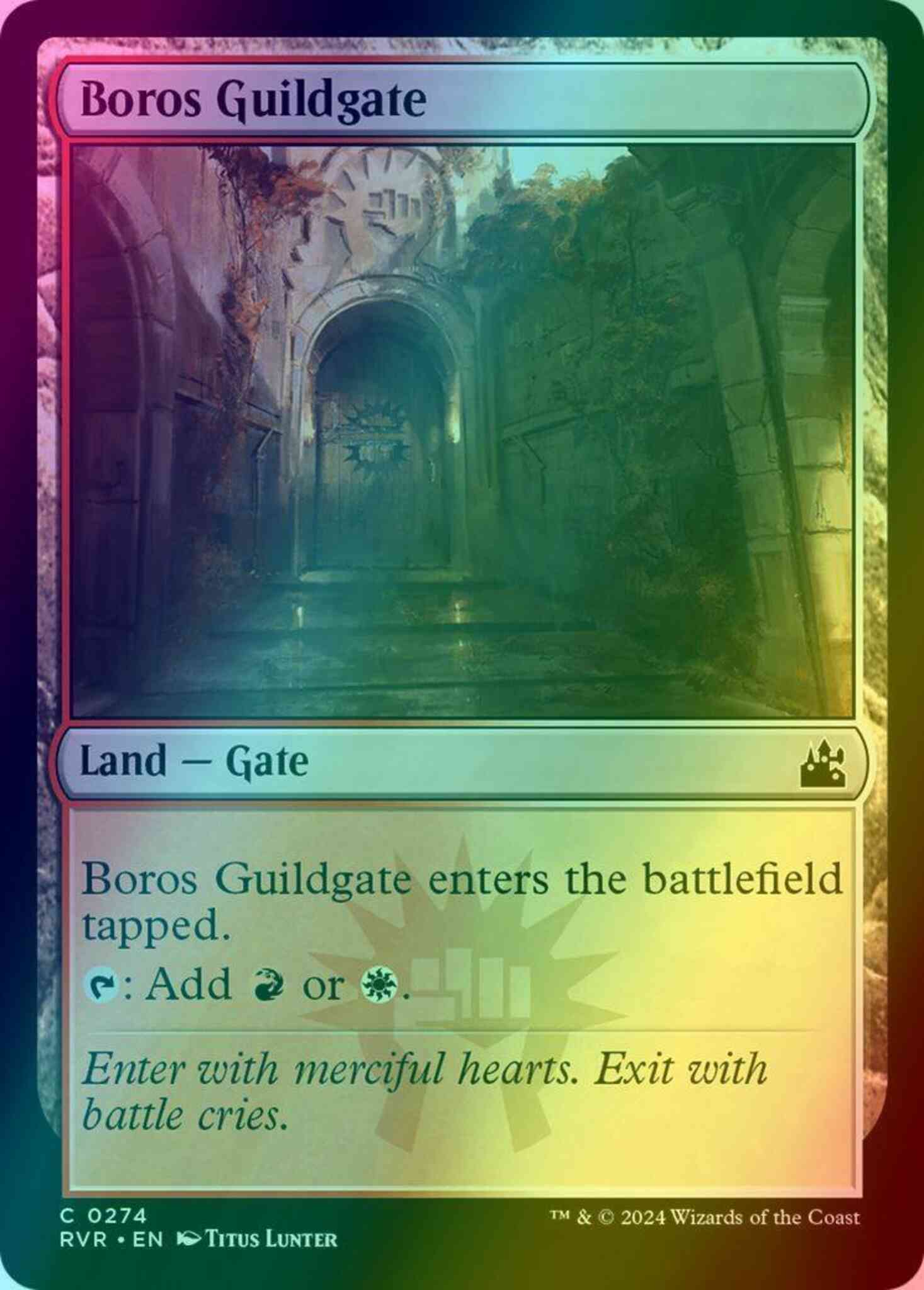 Boros guildgate 274 – Magic Boros Guildgate [274] [Ravnica Remastered] [Foil]