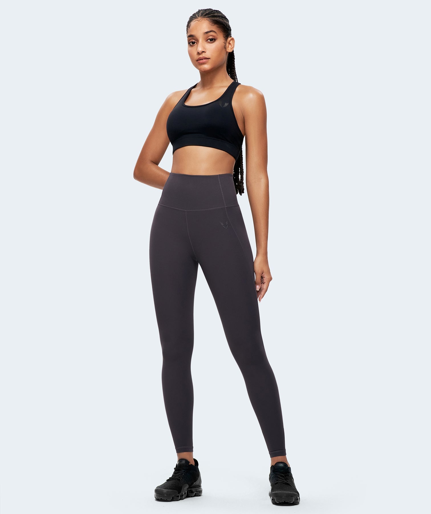 FIRM ABS Nakedfeel High Waisted Leggings - Tephra Gray - view 8