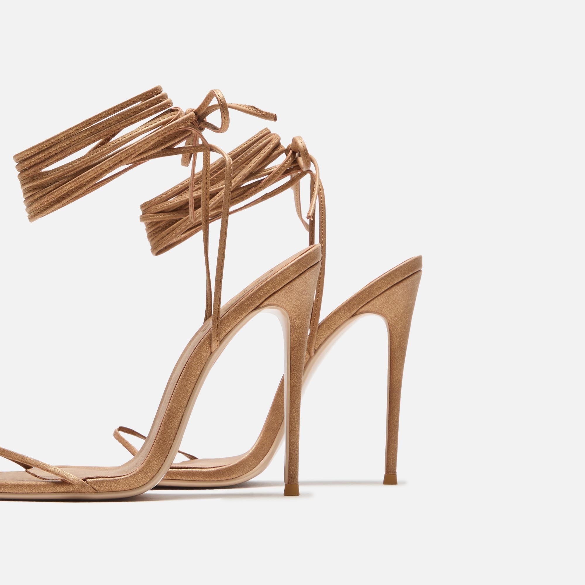 Femme LA Soleil Lace Up - Glazed Camel - view 3