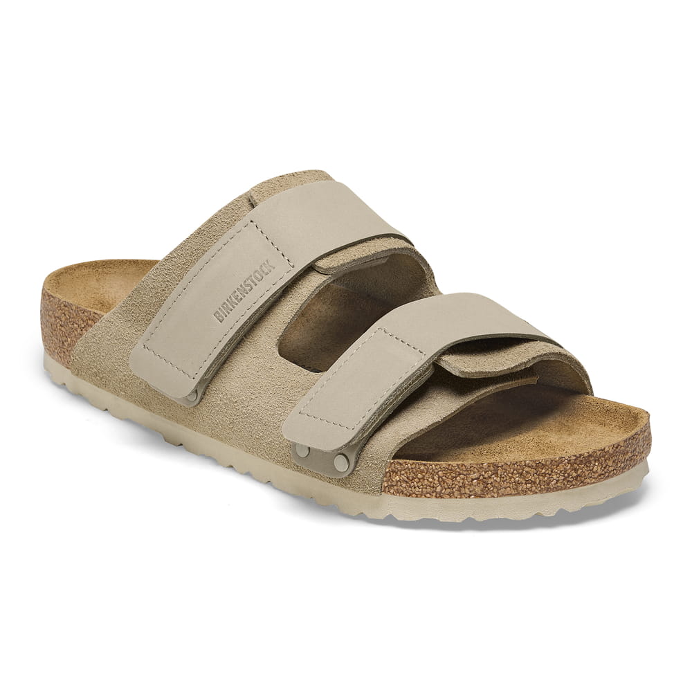 Birkenstock Uji Nubuck Suede Leather – Beige Beige/Taupe - view 8