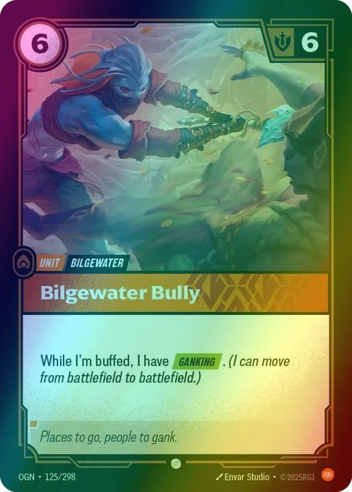 298 origins foil – Riftbound Bilgewater Bully - 125/298 [Origins] [Foil]