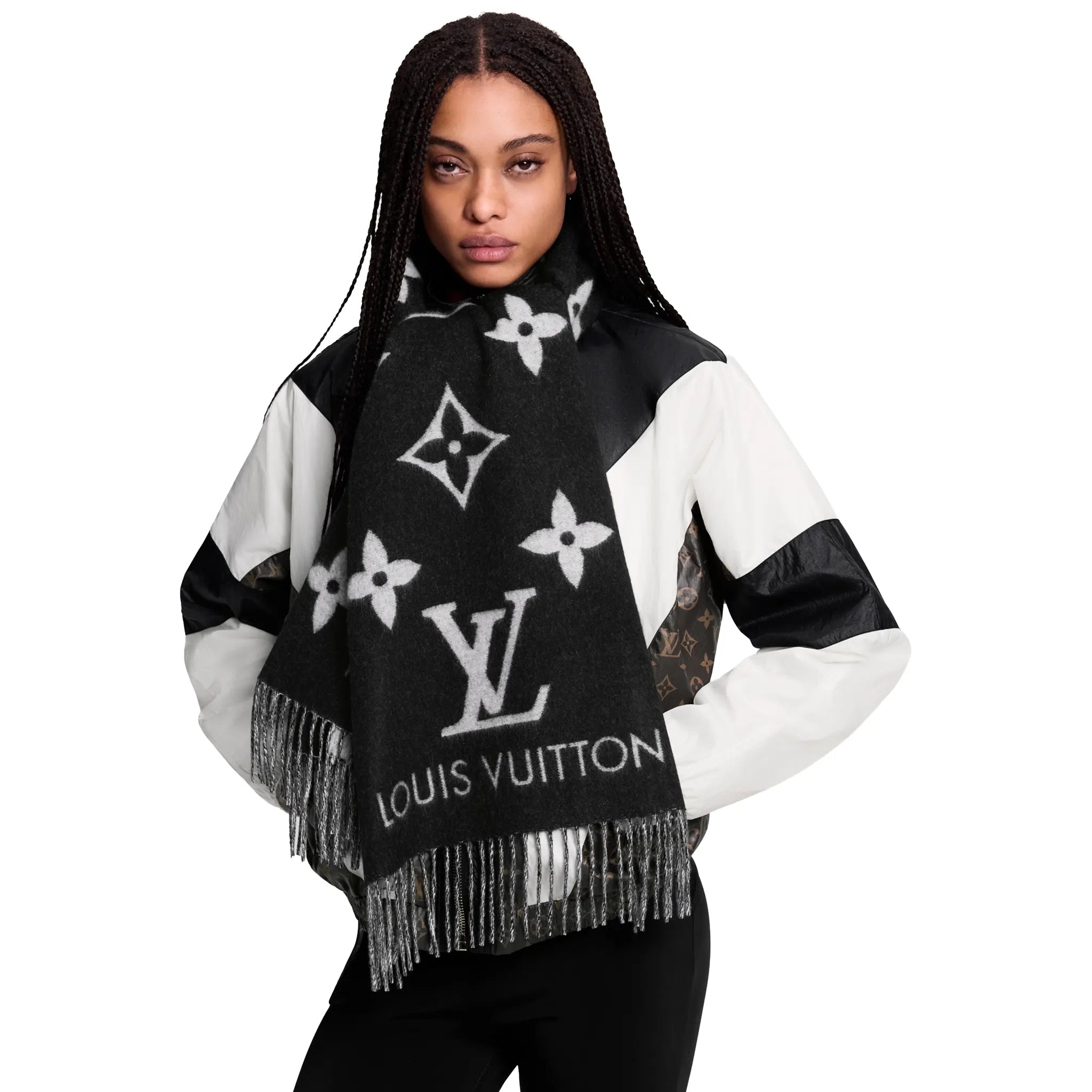 Louis Vuitton Reykjavik Black Scarf - view 4
