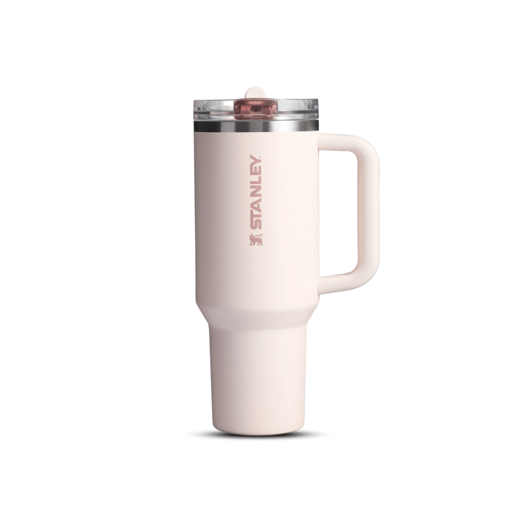 HYPE ELIXIR Stanley Quencher ProTour Flip Straw Tumbler | 40 OZ Rose Quartz