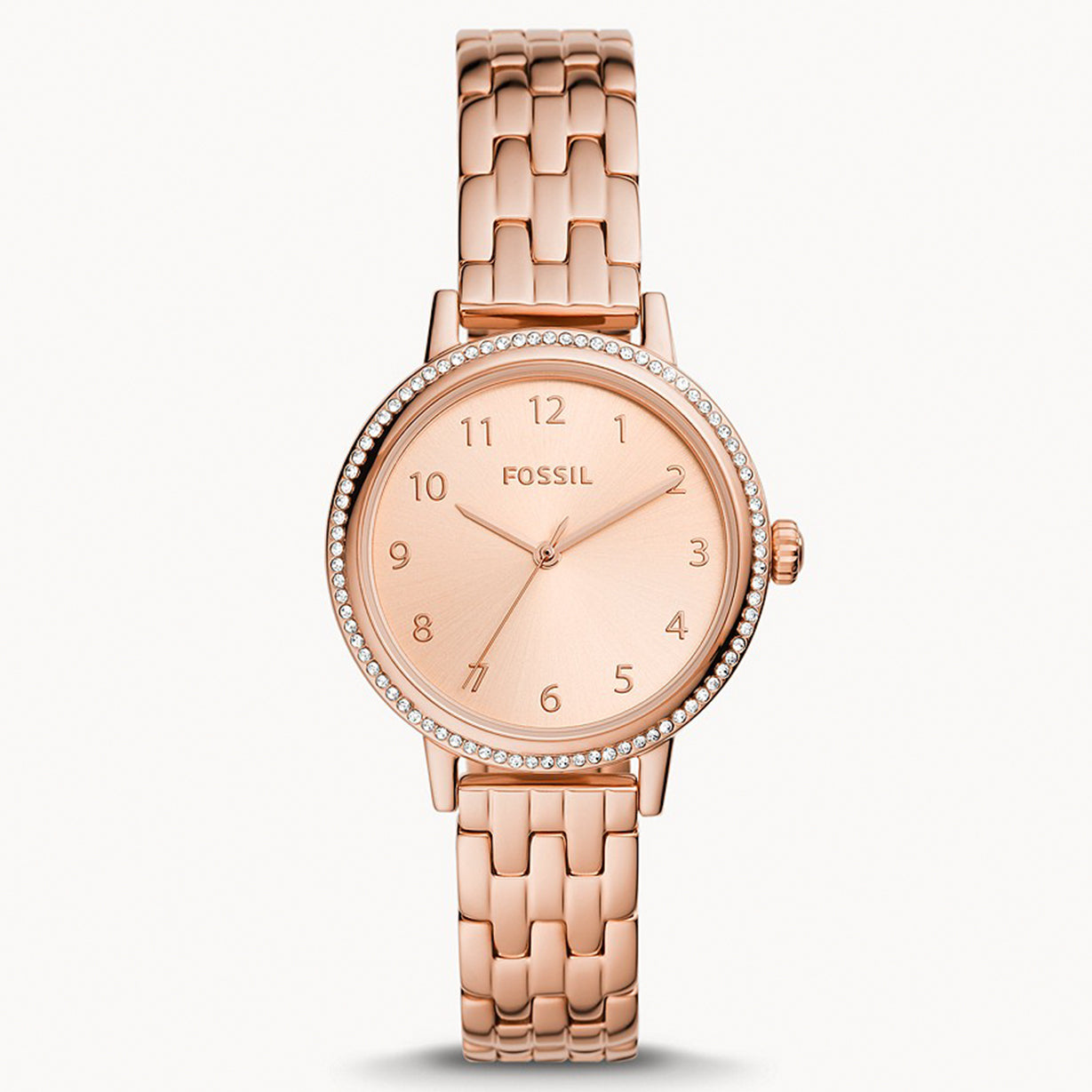 Fossil Reid Rose Gold Dial Women 34mm - view 3