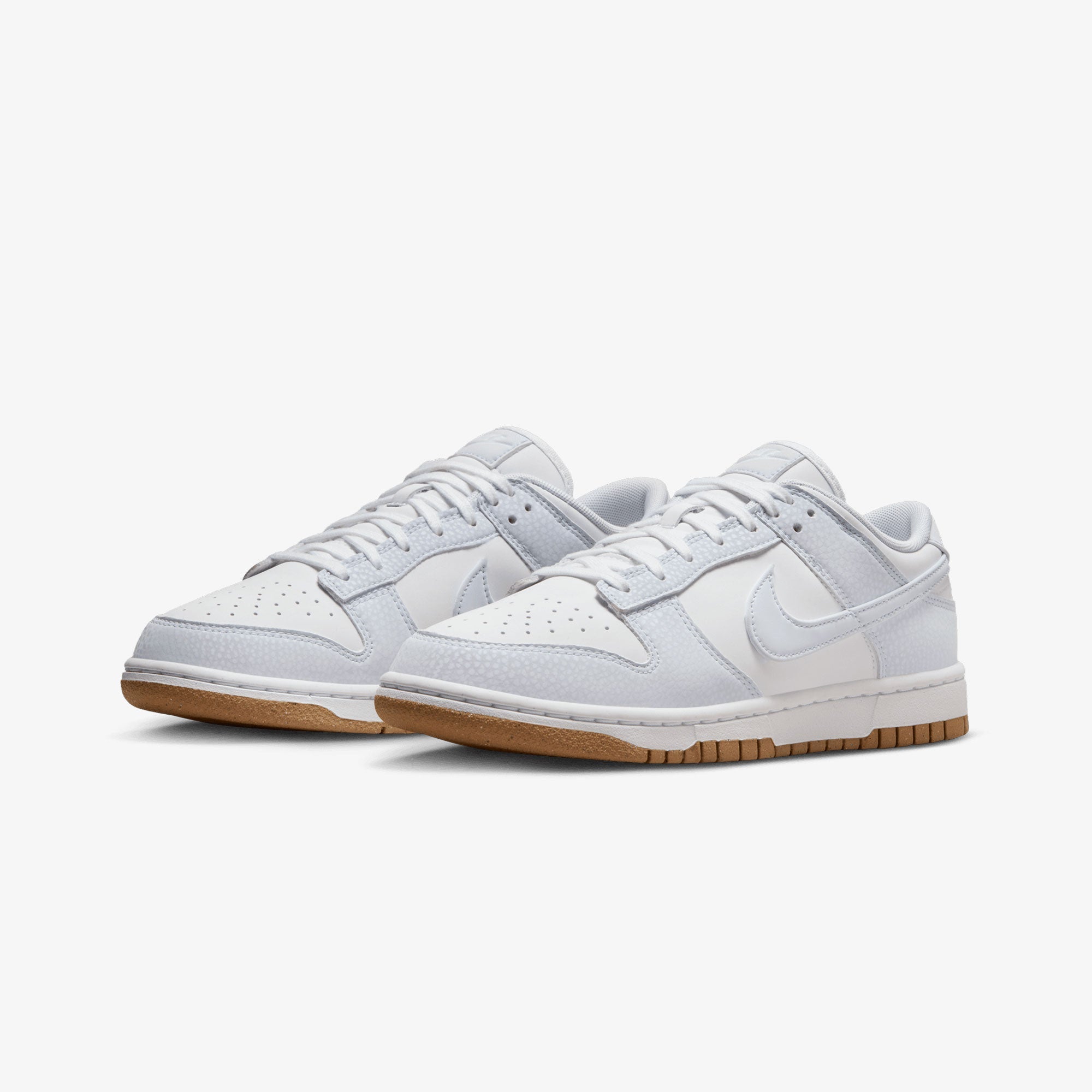 Nike | Dunk Low Premium Next Nature { White/football Grey-gum Light Brown - view 2