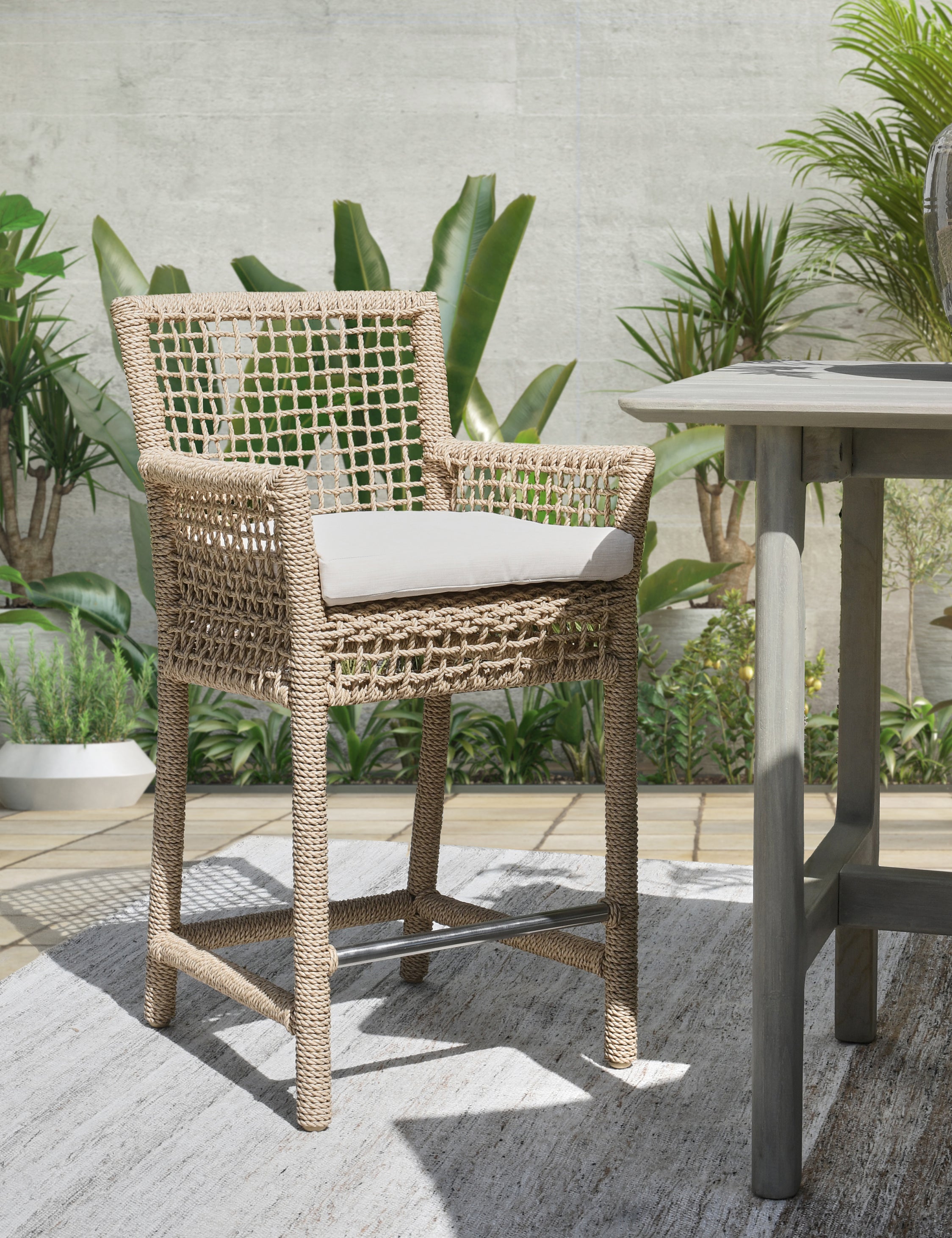 Lulu and Georgia Beverly Indoor / Outdoor Counter Stool - view 2