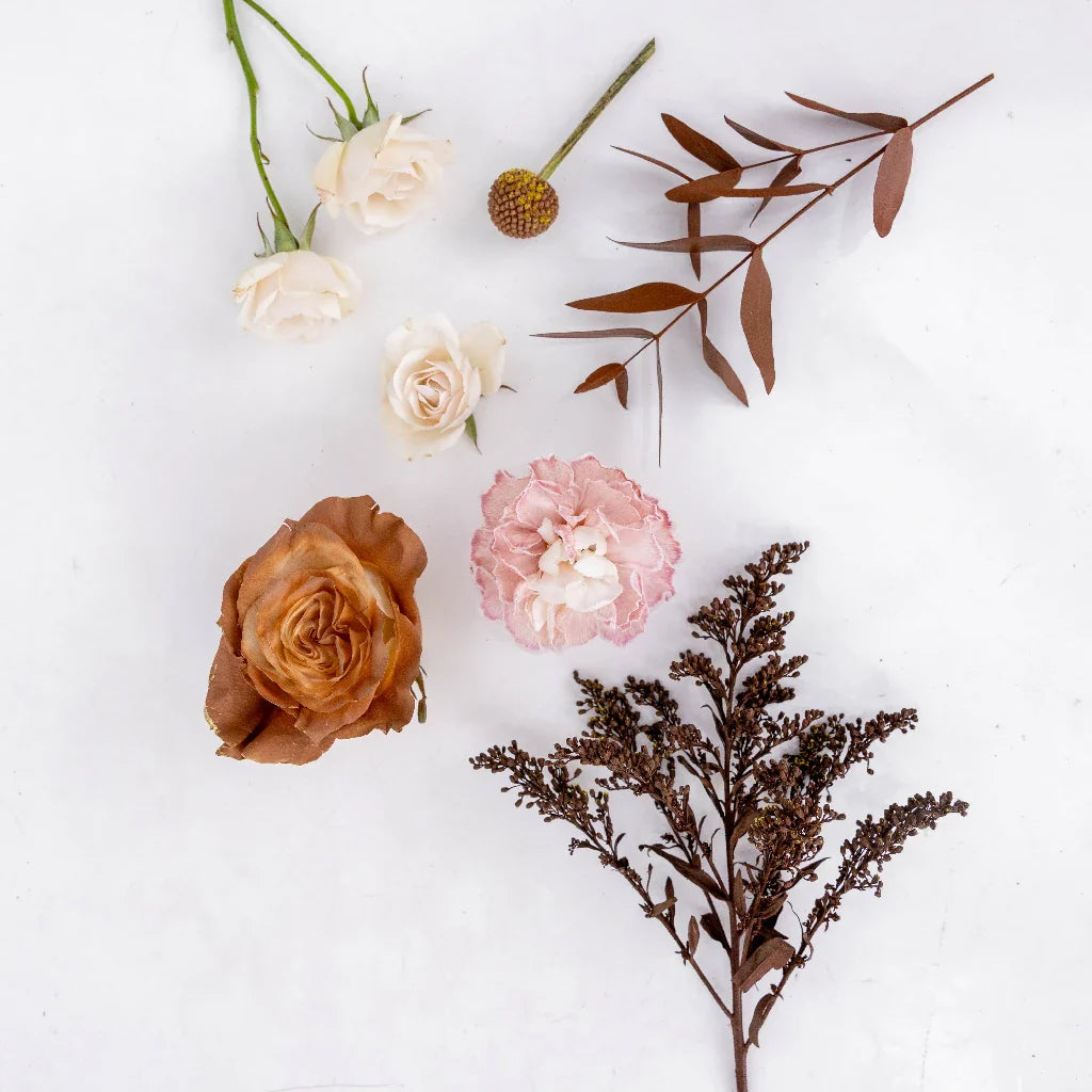 FiftyFlowers Mocha Brown Bouquet Bar Flower Kit - view 2