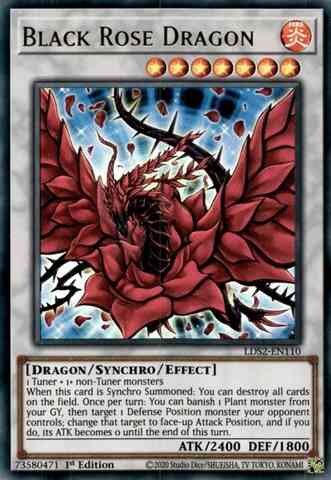Yu-Gi-Oh! Black Rose Dragon - LDS2-EN110 - Ultra Rare - 1st Edition