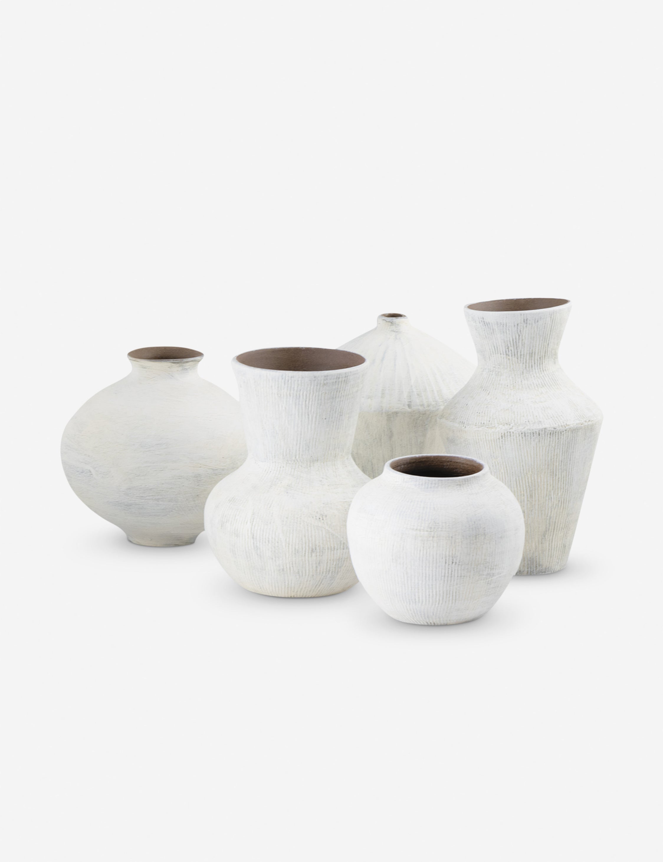Lulu and Georgia Noor Ceramic Vases (Set of 5) by Regina Andrew