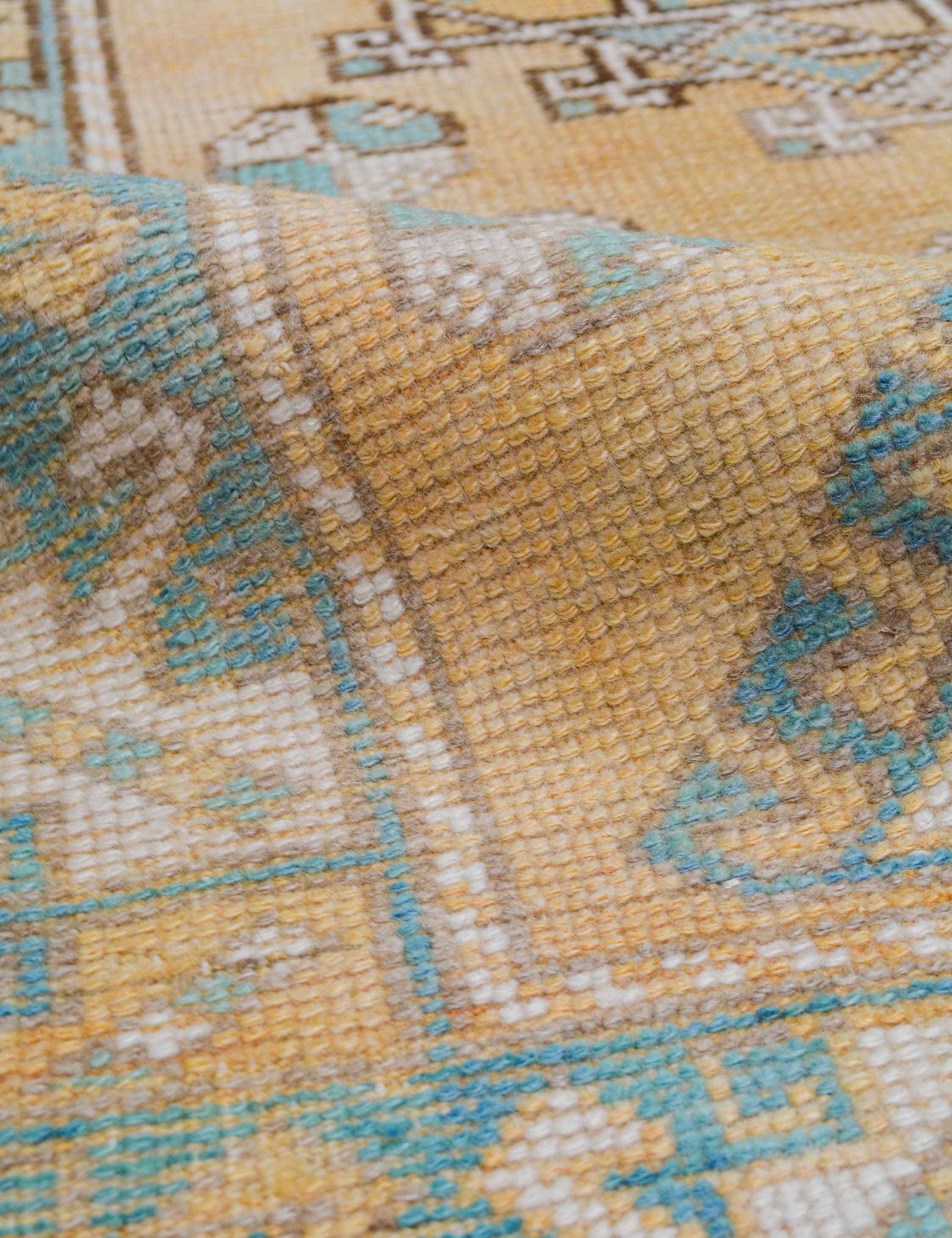 Lulu and Georgia Vintage Turkish Hand-Knotted Wool Rug No. 522, 3' 8" X 5' 10" - view 2