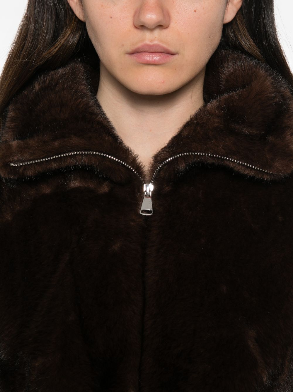 SOSUE Coats BROWN – Polyester 100 % - view 5