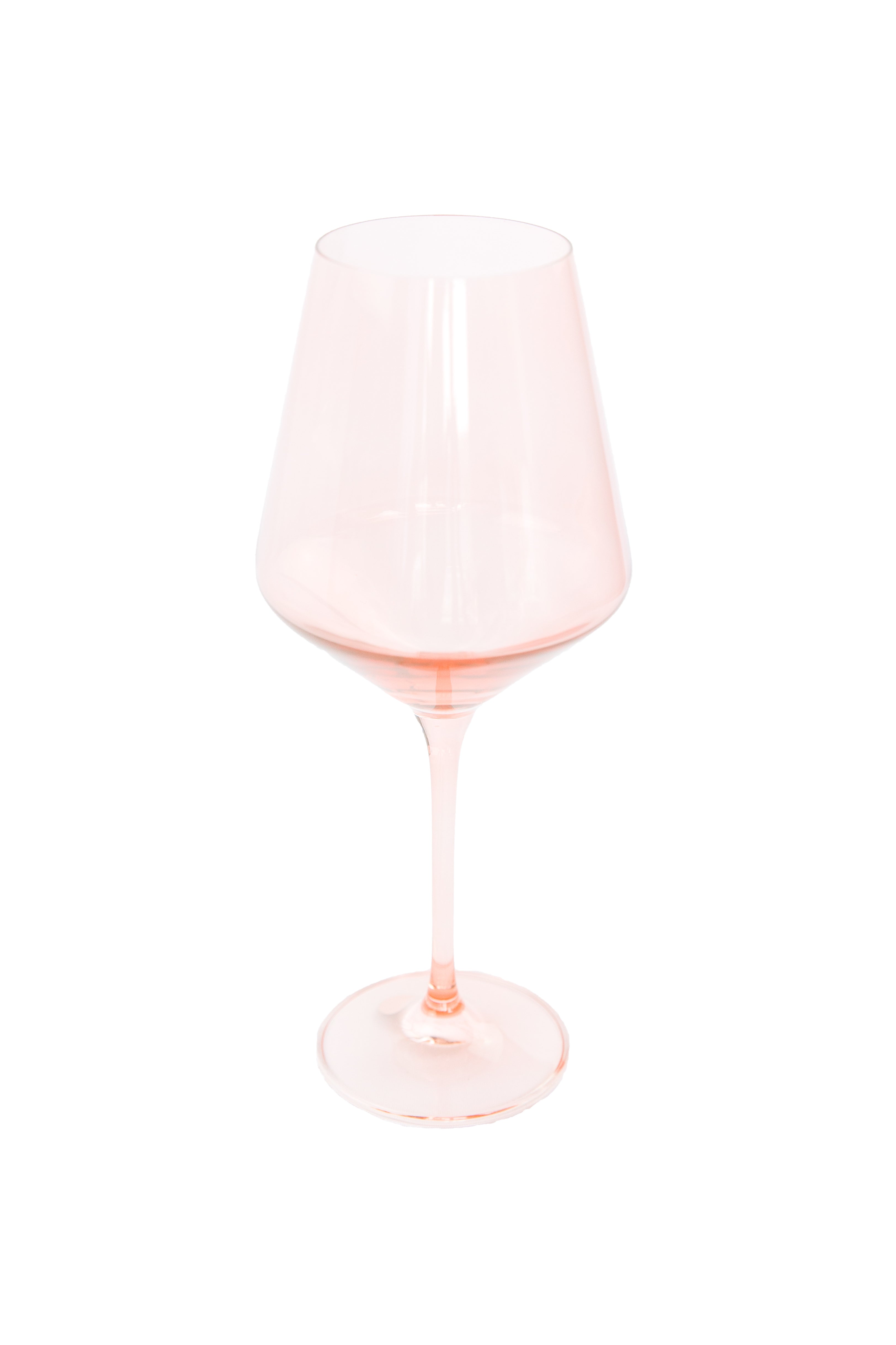 Estelle Colored Glass Estelle Colored Wine Stemware - Set of 6 {Blush Pink} - view 10