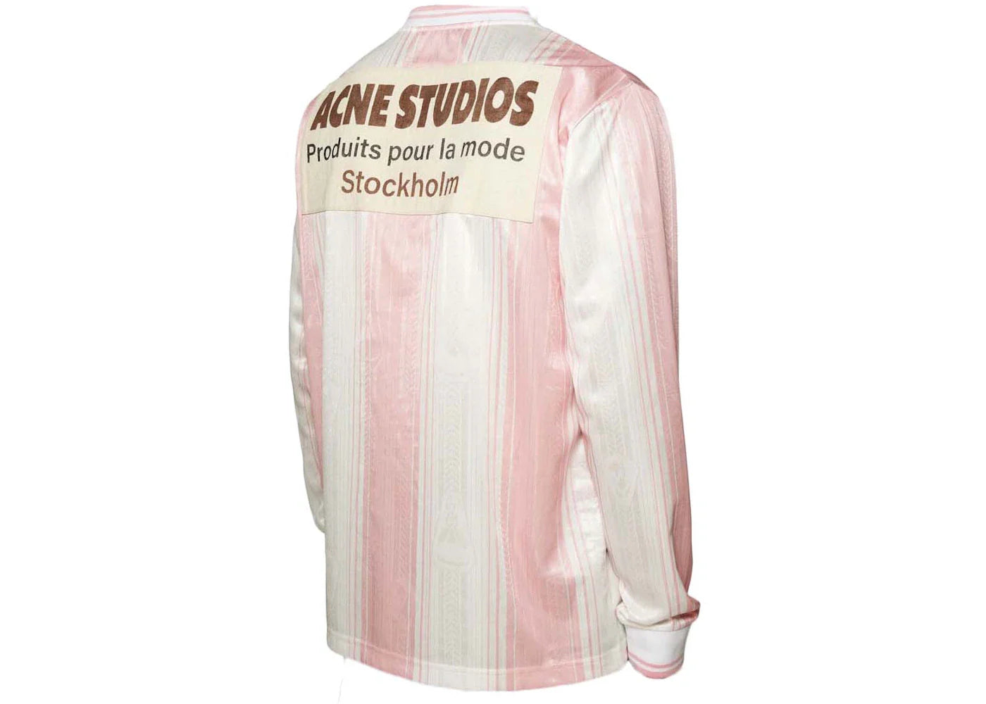Acne Studios Logo Long Sleeve T-Shirt Pink/White - view 2