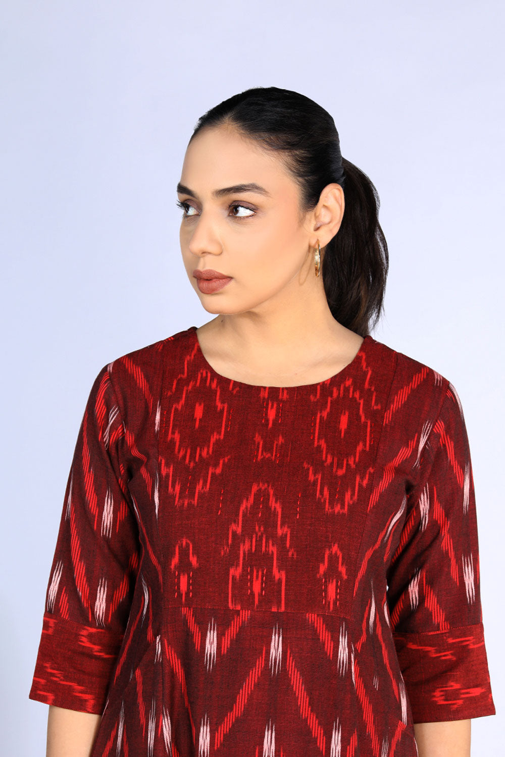 Kalanjali Ethnics Cotton Pochampally Ikat dress - view 8