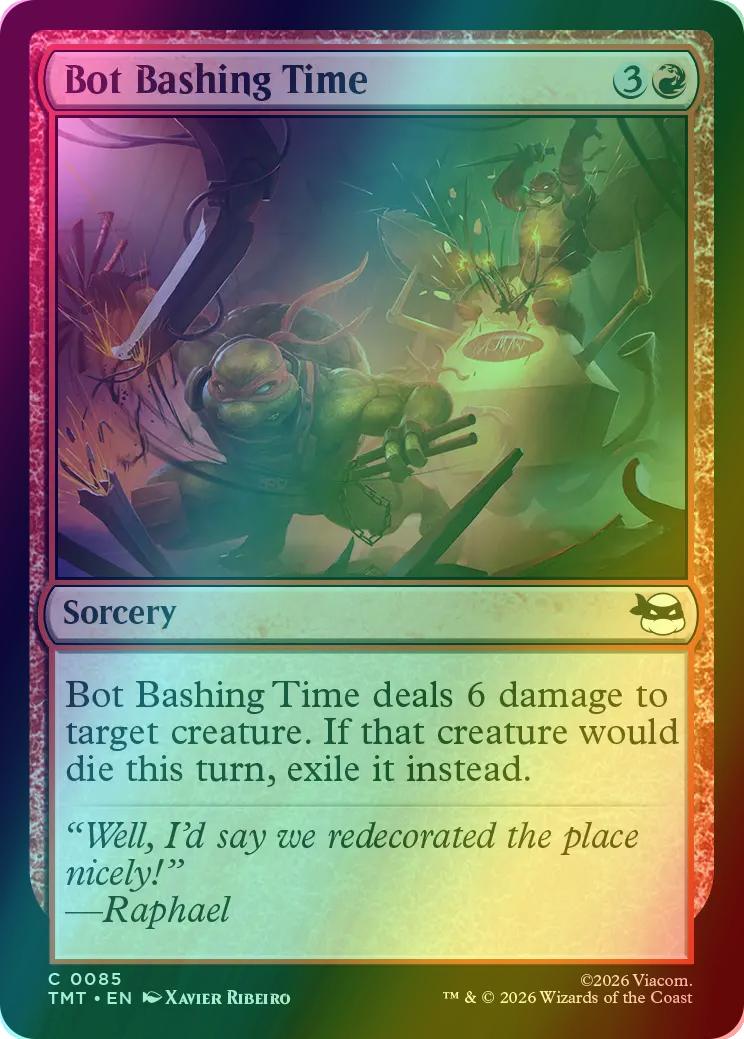 Magic Bot Bashing Time [85] [Teenage Mutant Ninja Turtles] [Foil]