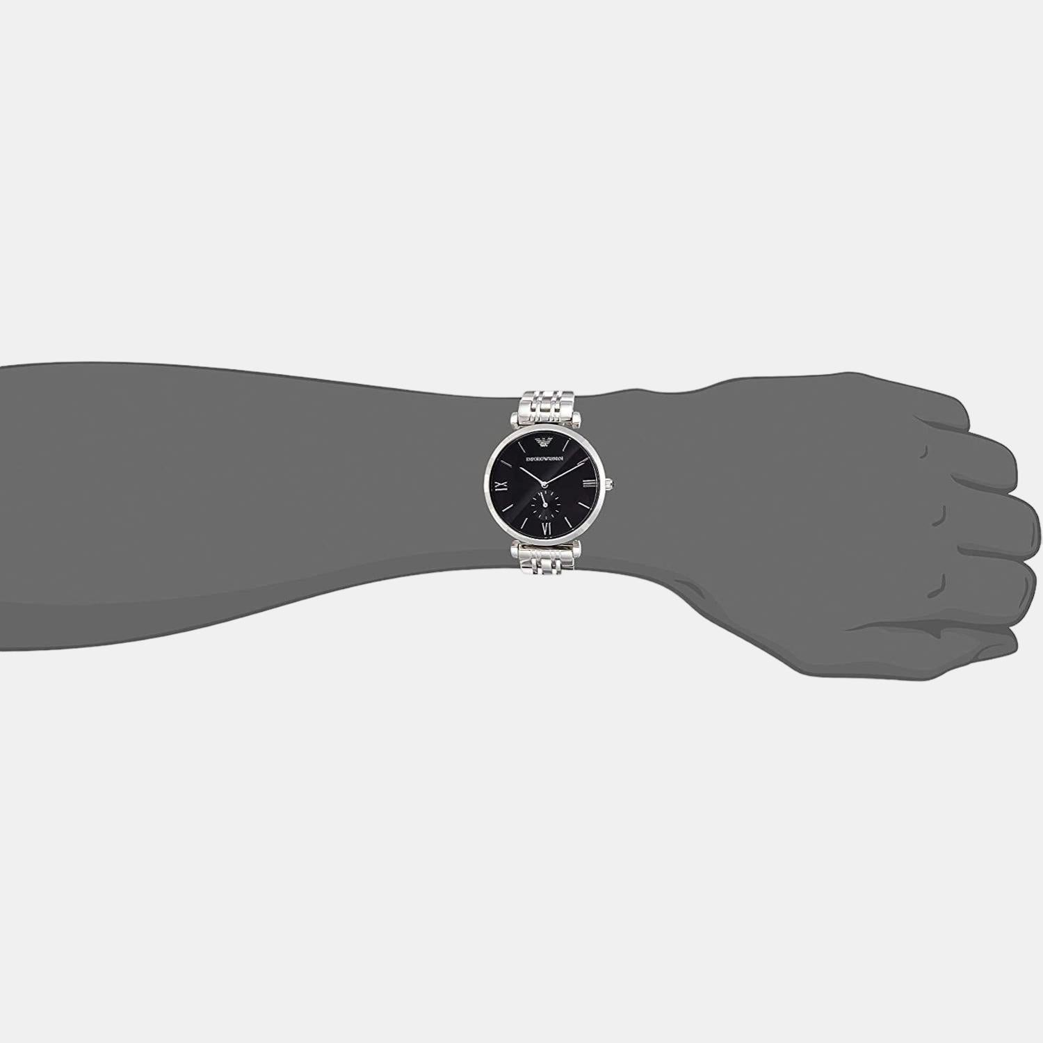 Emporio Armani Gianni Women Quartz Black Dial Analog Stainless Steel Watch AR1676 - view 4