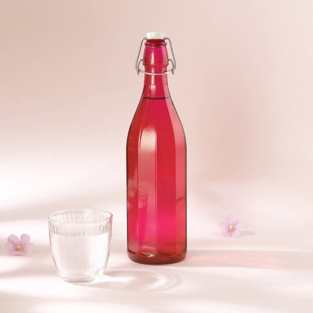 Wonderchef Bormioli Water Bottle - Pink - 1 L. - view 3
