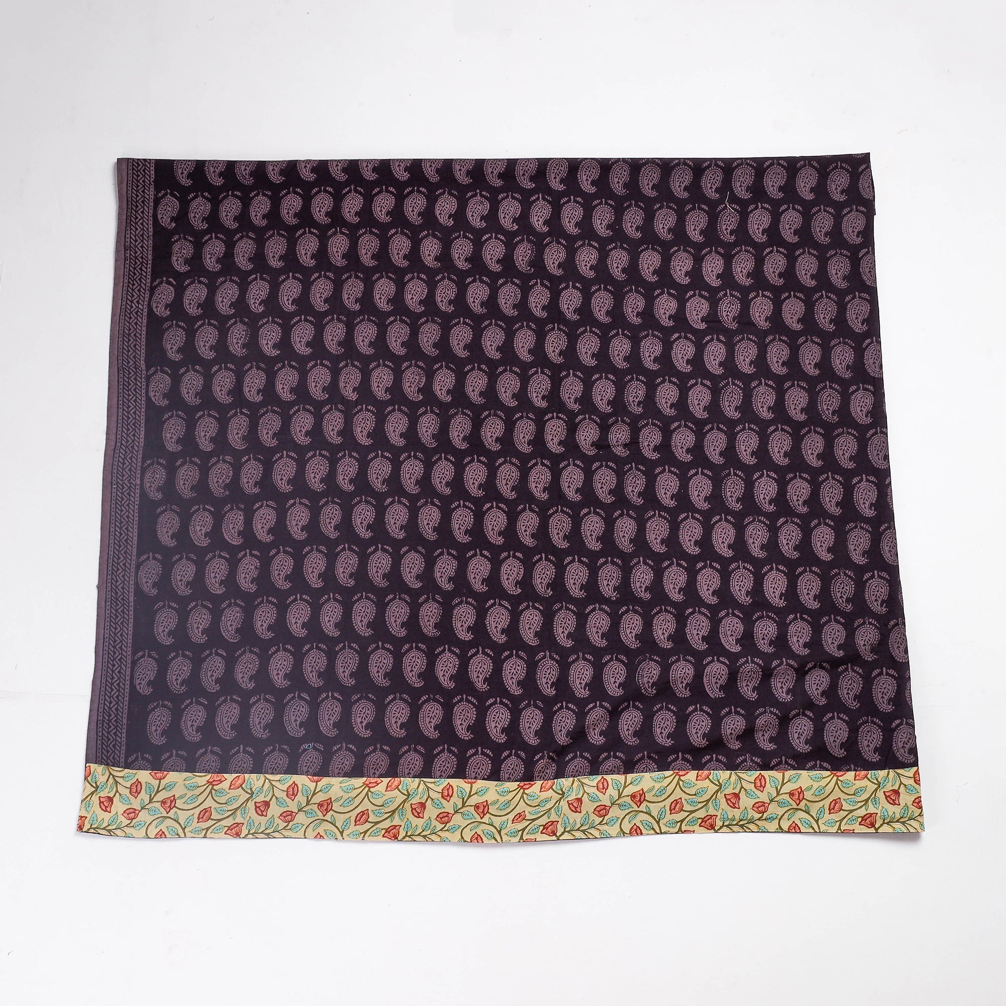 NOORI BAZAR Black - Rangoli Bagh Block Printing Cotton Blouse Piece - view 2