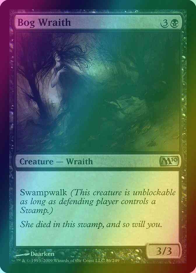 Wraith 86 magic – Bog Wraith [86] [Magic 2010] [Foil]