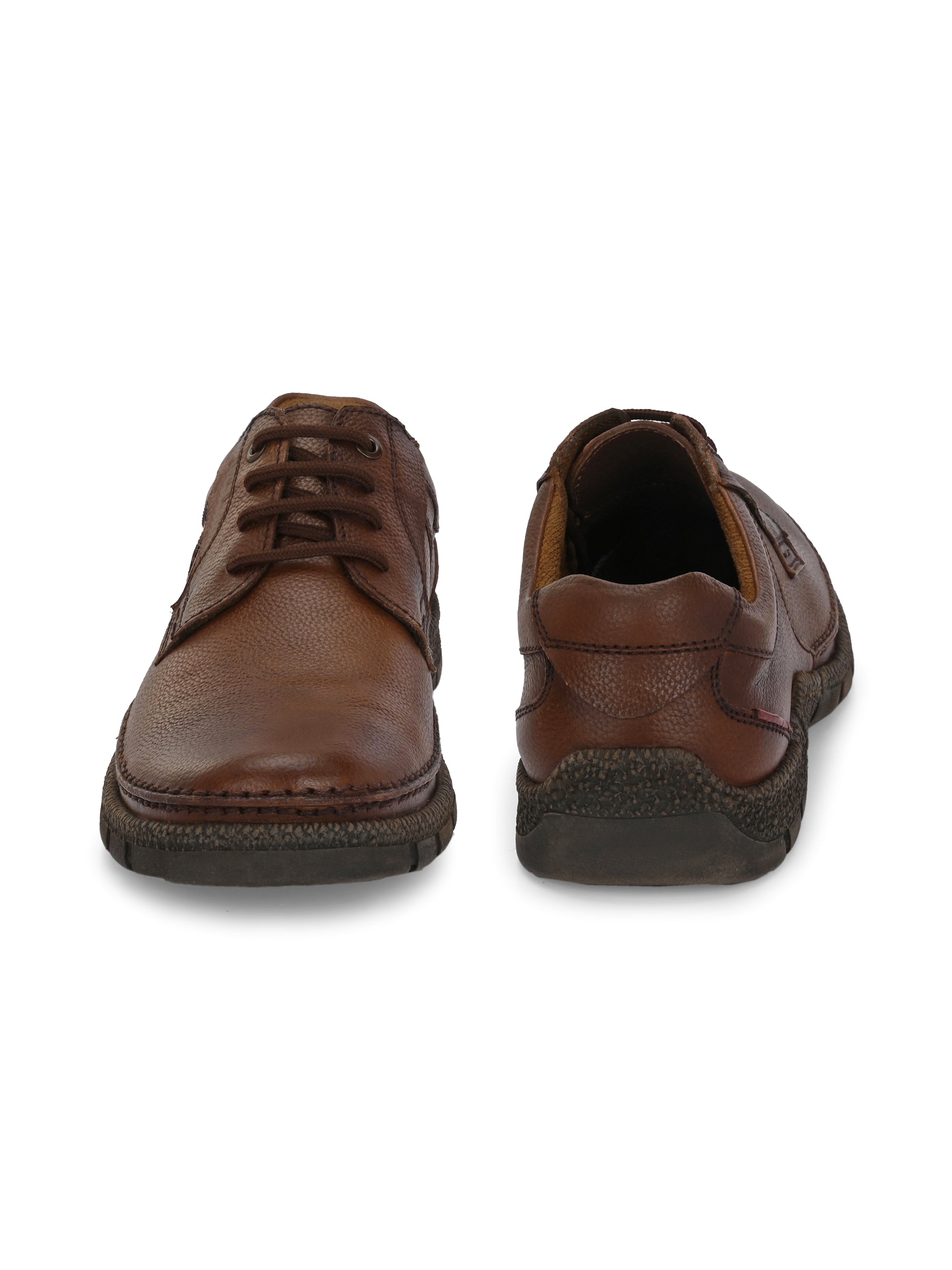 Mudtrail Lace-Up Shoes by Aspeerio – Brown - view 7