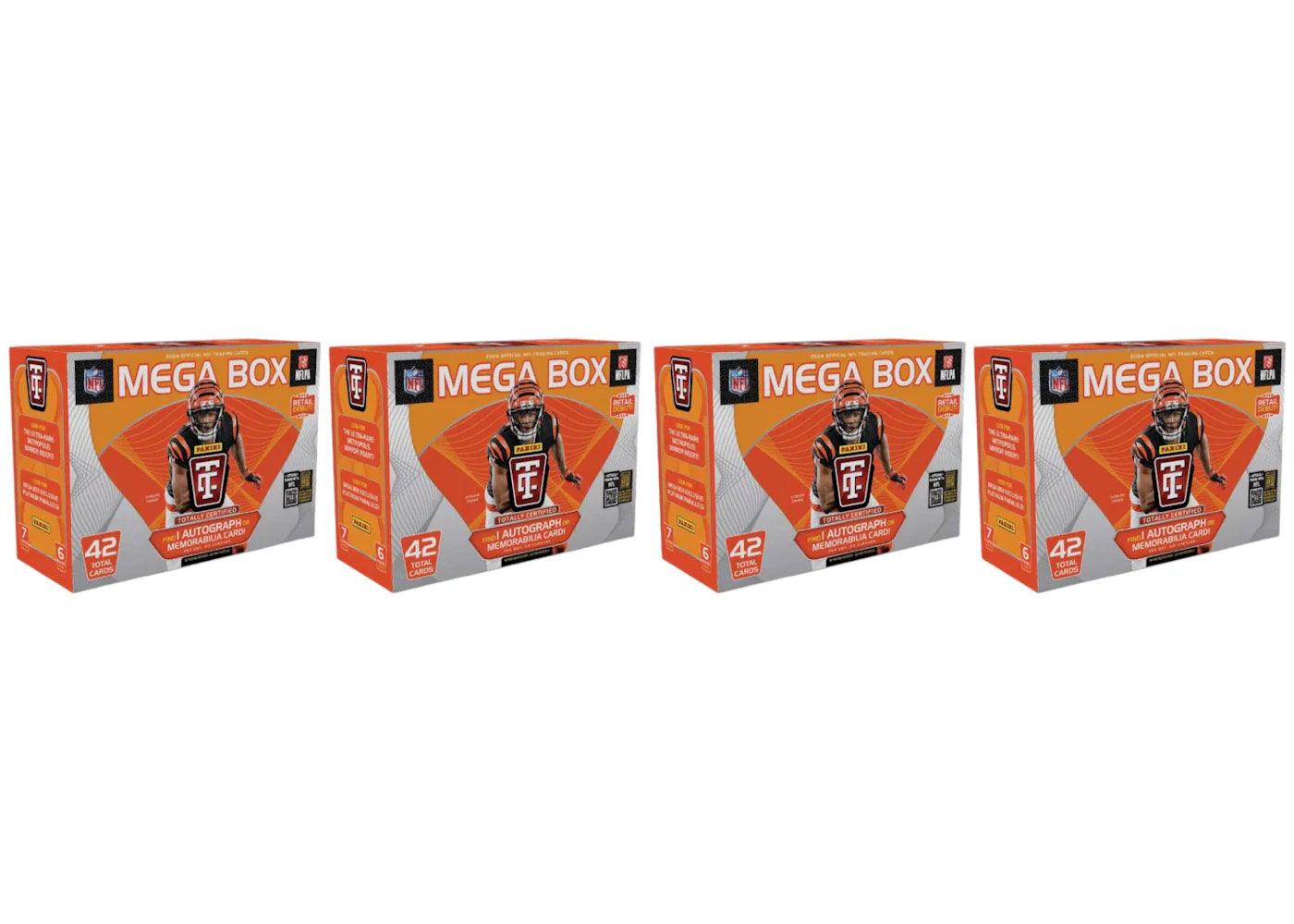 2024 Panini Totally Certified NFL Football Mega Box 4x Lot