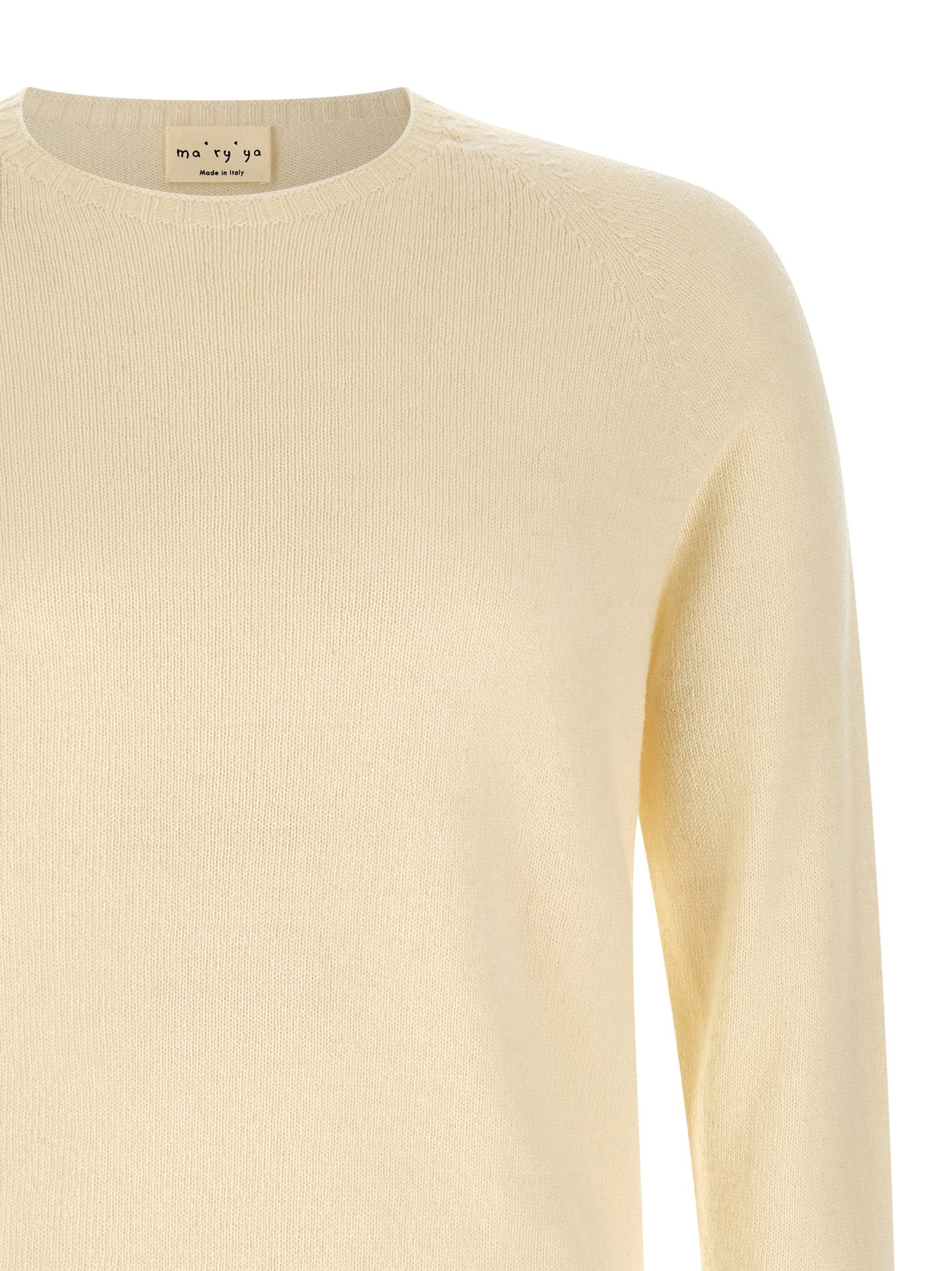 Ma'ry'ya Crew-neck Sweater With Slits - view 3