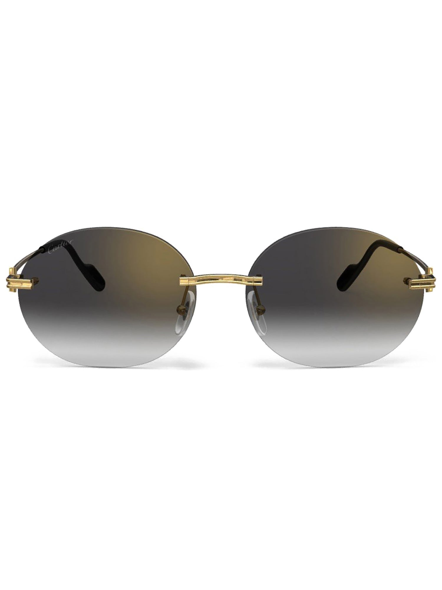CARTIER CT0011CS 037 0002 Rimless 58 145 Metal SUNGLASSES - view 2