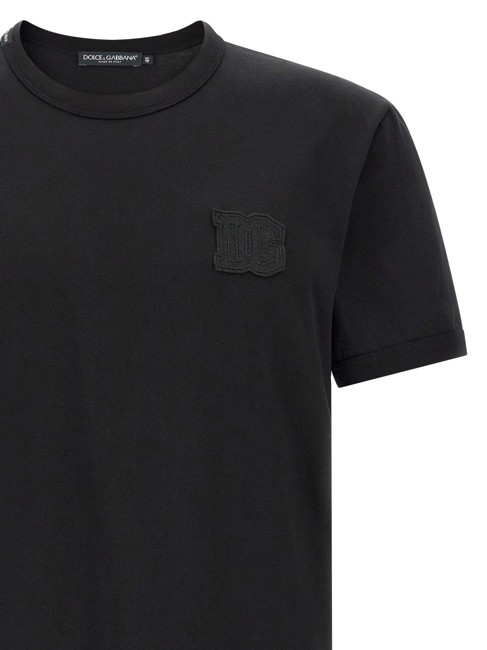Dolce & Gabbana Dg Patch T-shirt – 100% cotton - view 3
