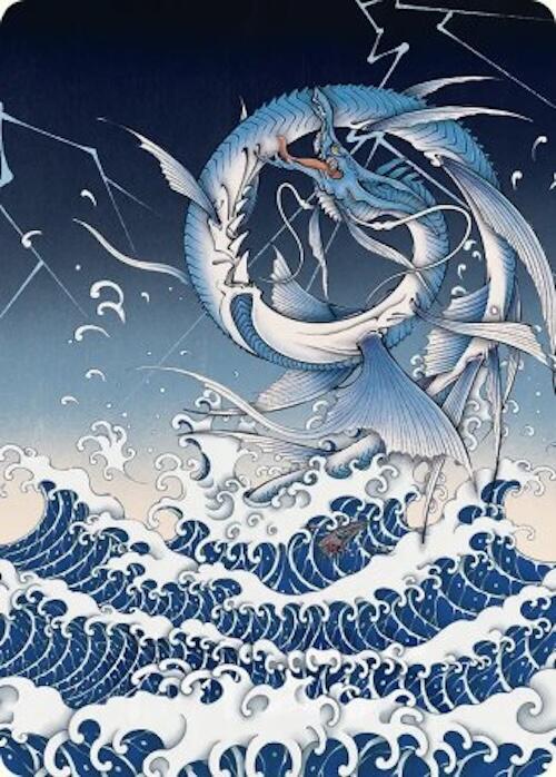 Summon leviathan art – Magic 38/53 - Summon: Leviathan Art Card [FINAL FANTASY: Art Series] [Non-Stamped]
