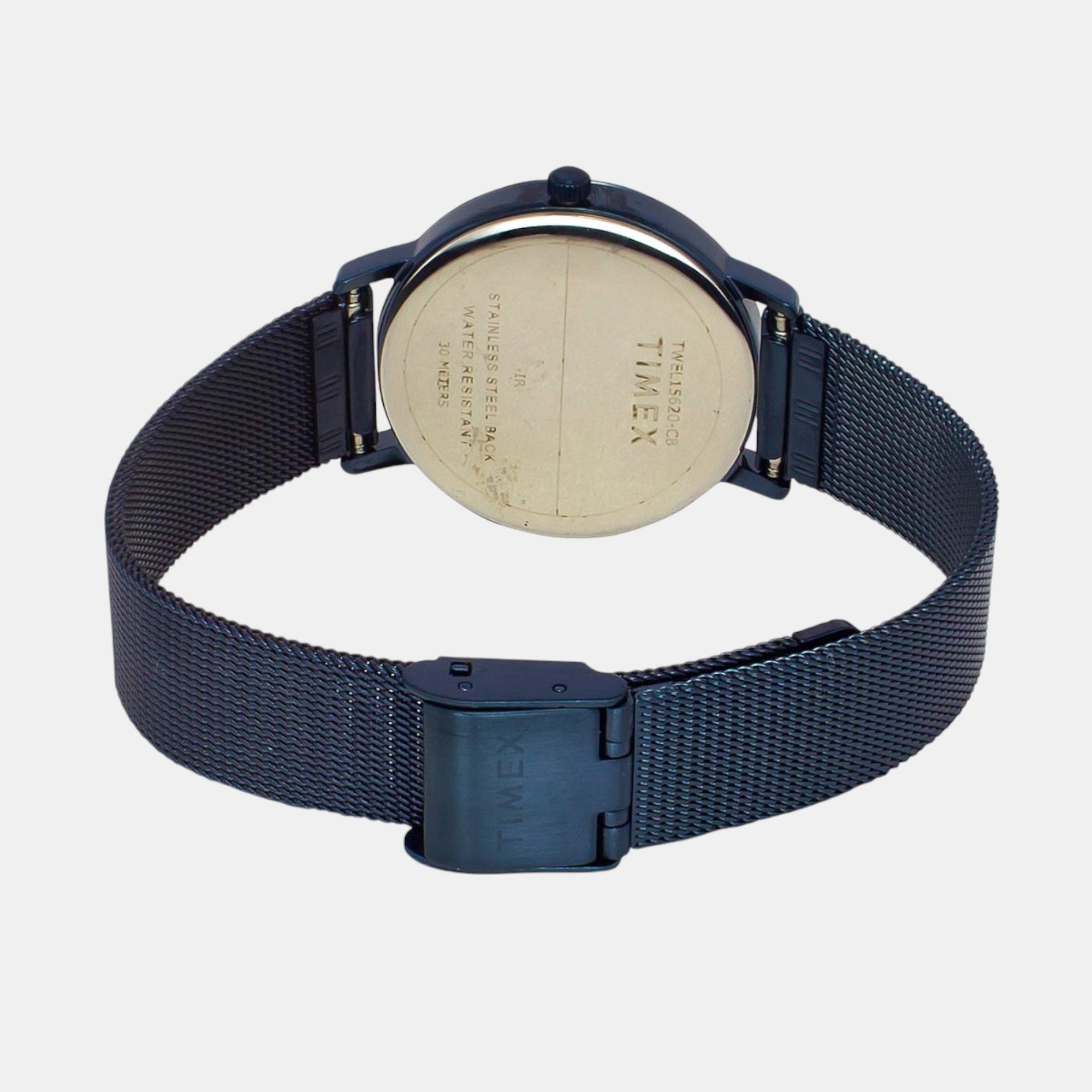 Timex Fashion Women Quartz Blue Dial Analog Stainless Steel Watch TWEL15620 - view 4