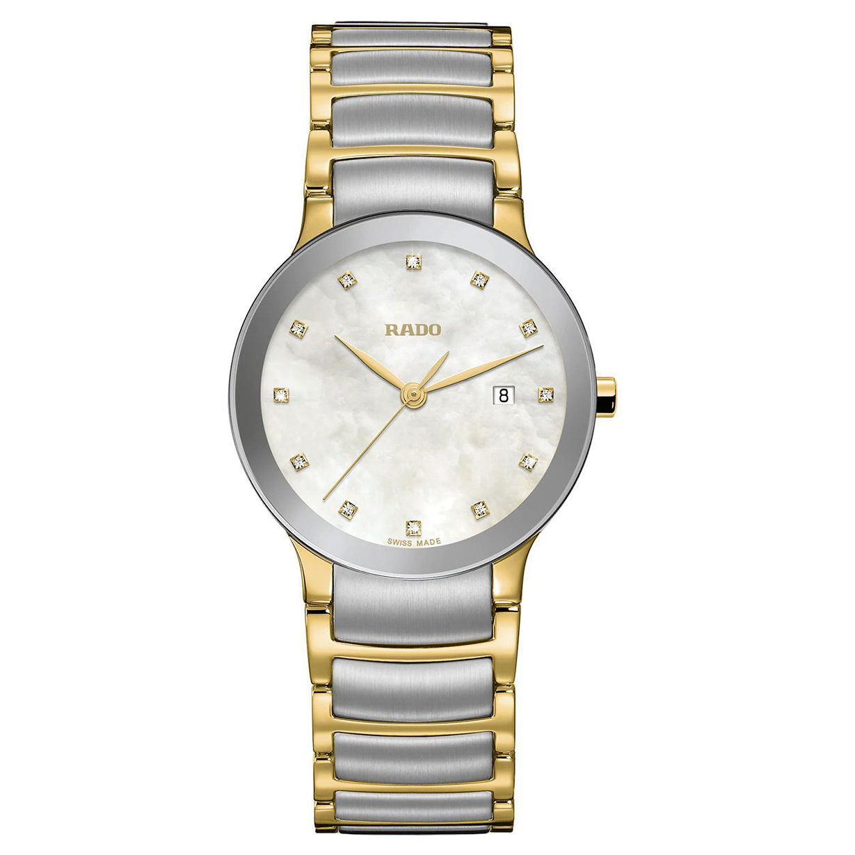 Rado Centrix White Mother-Of-Pearl Dial Women 28mm - view 4