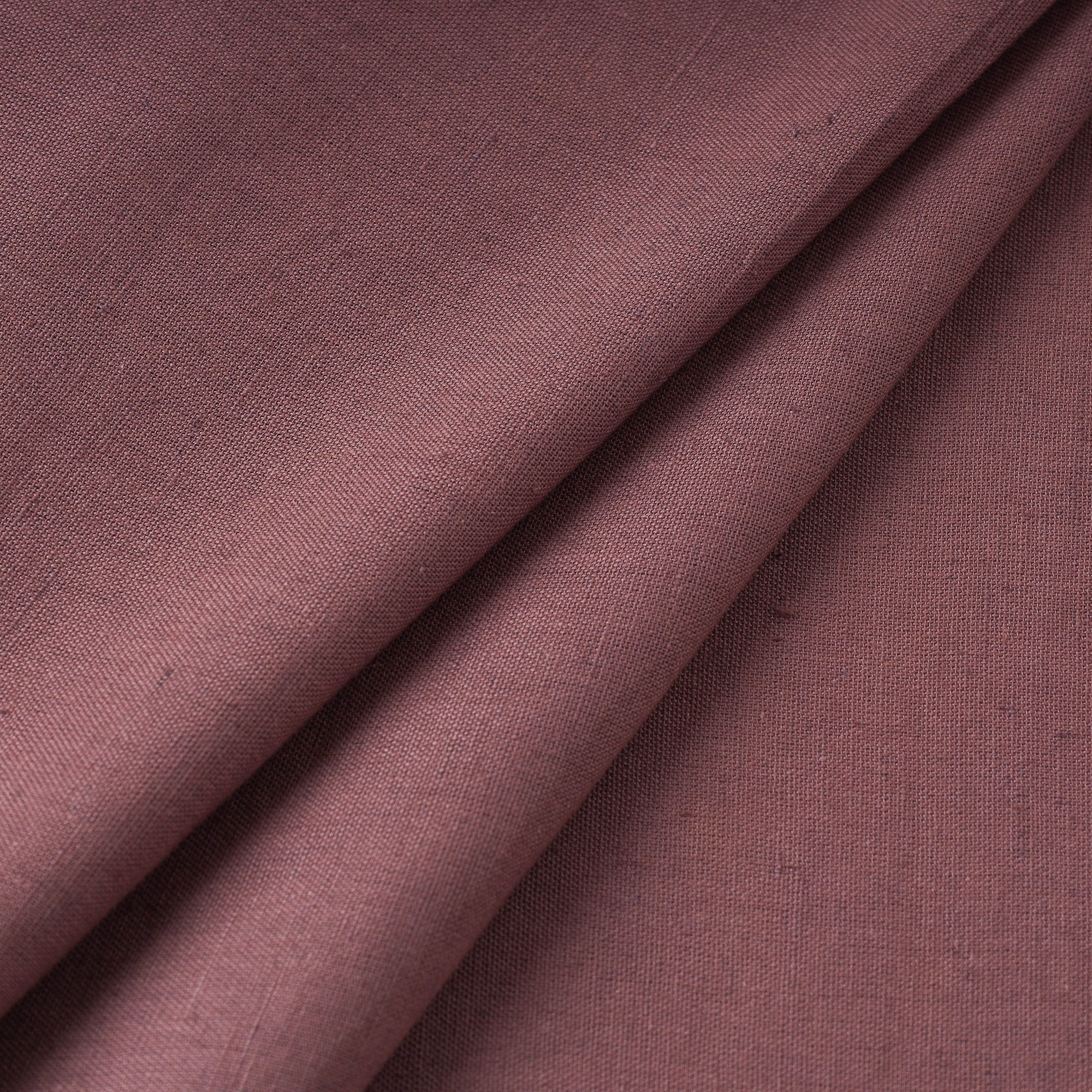 ITOKRI CRAFTS INITIATIVE Brown - Prewashed Plain Dyed Flex Cotton Fabric - view 2