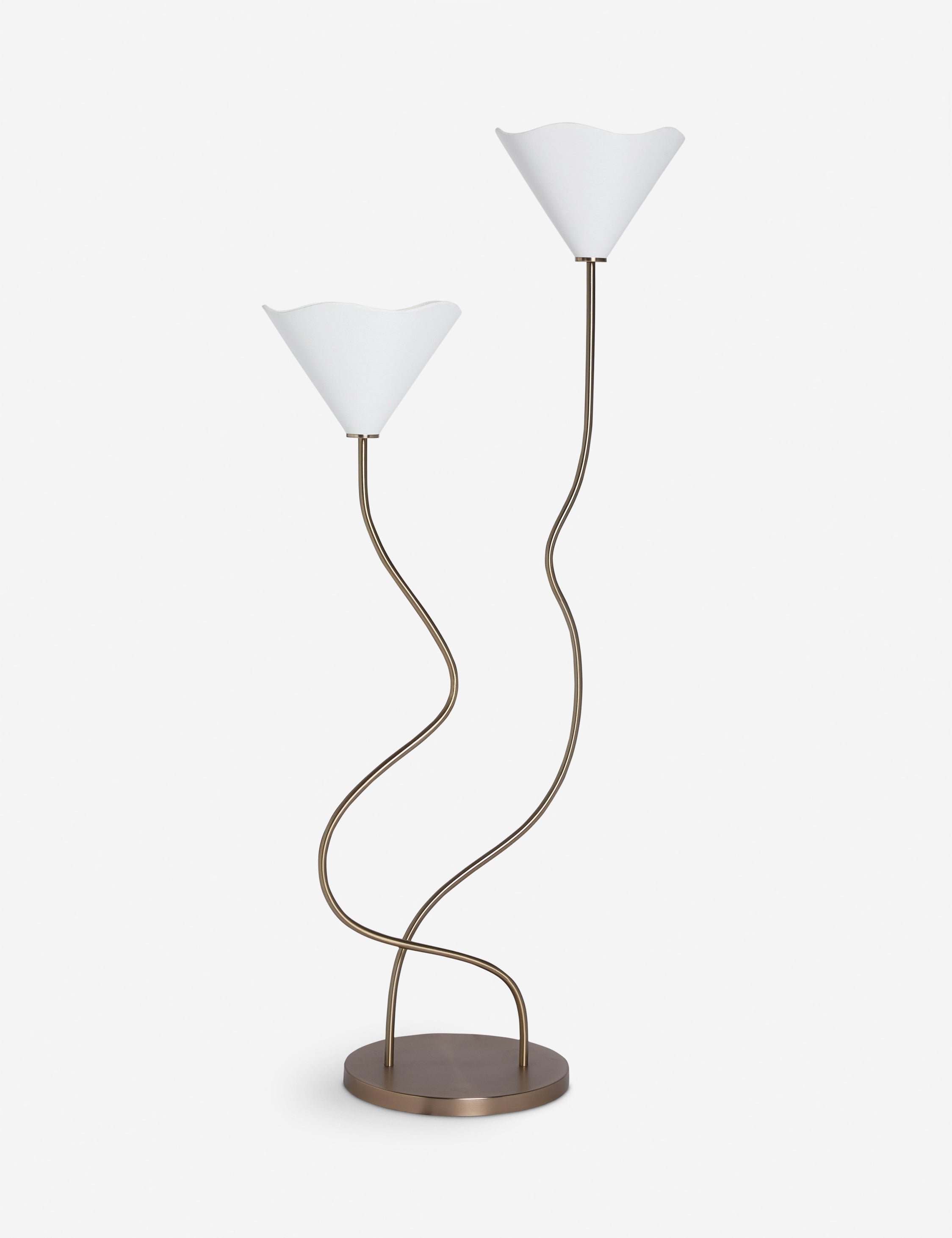 Lulu and Georgia Loana Floor Lamp – Satin Brass