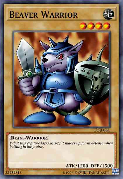 Yu-Gi-Oh! Beaver Warrior - SDY-005 - Common - 1st Edition