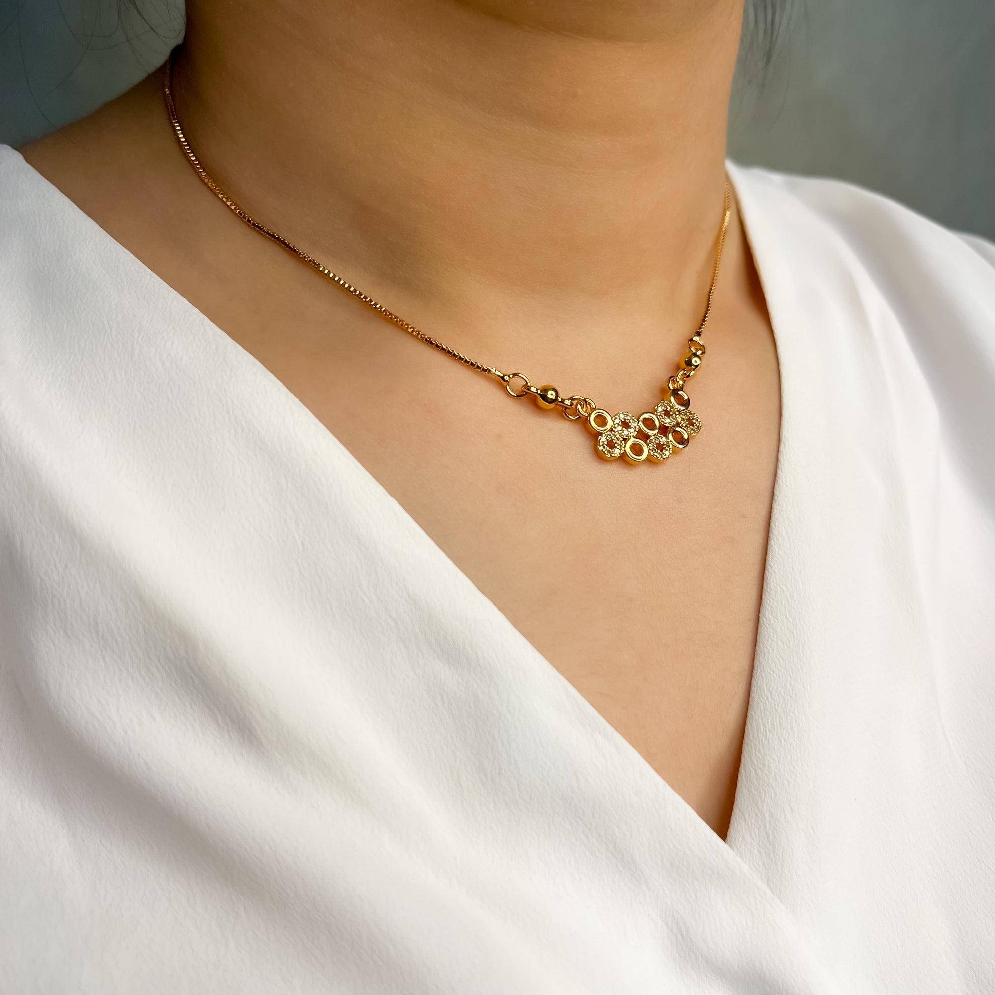 Branta Stylish Diamond Necklace For Women