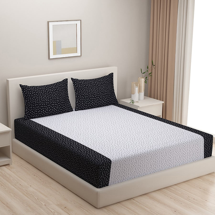 Swayam India Floating Flock Bed Sheets- Shades Of Paradise- 2302 - view 2