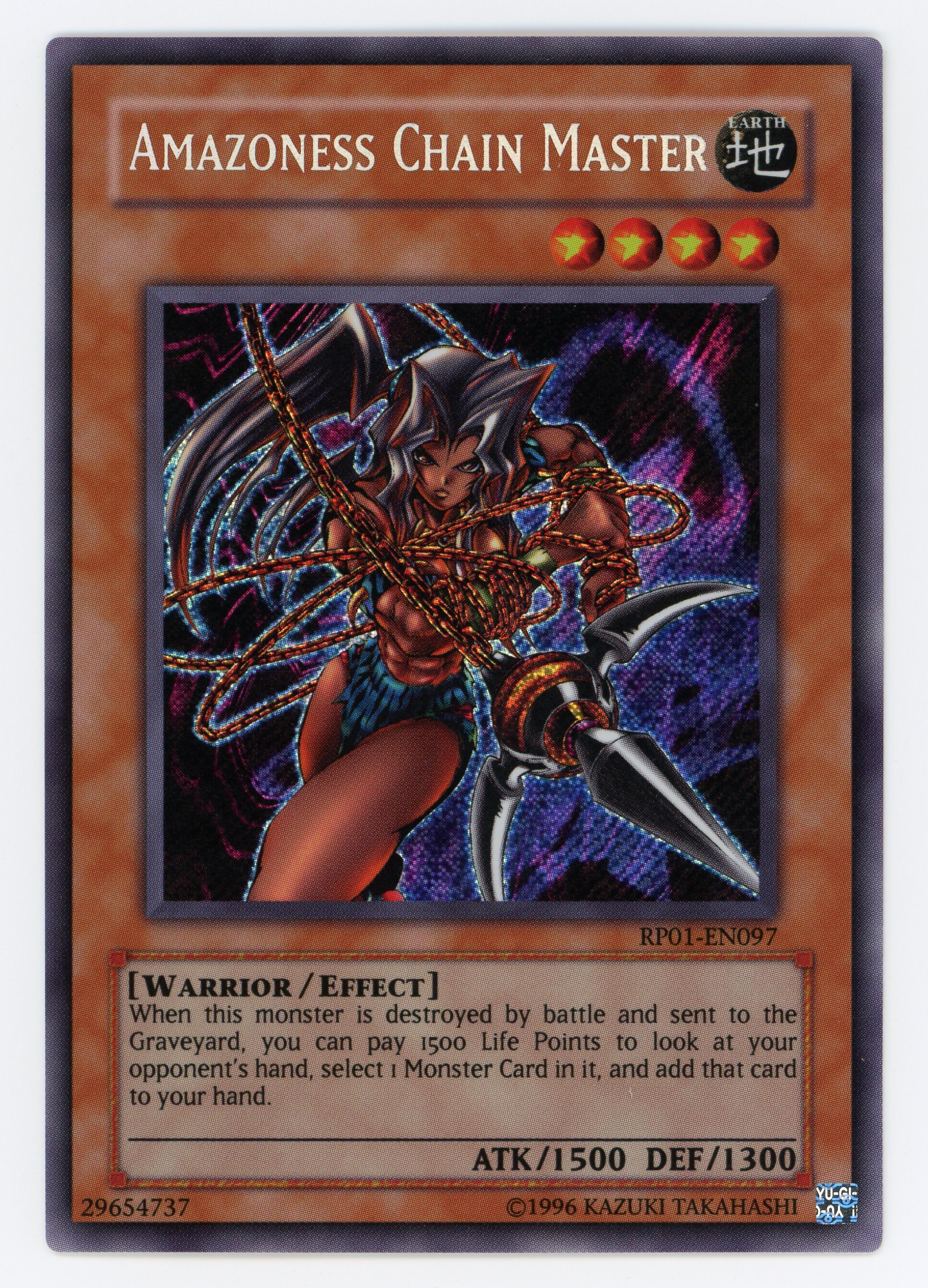 Yu-Gi-Oh! Amazoness Chain Master - RP01-EN097 - Secret Rare - Unlimited - Scan 14016