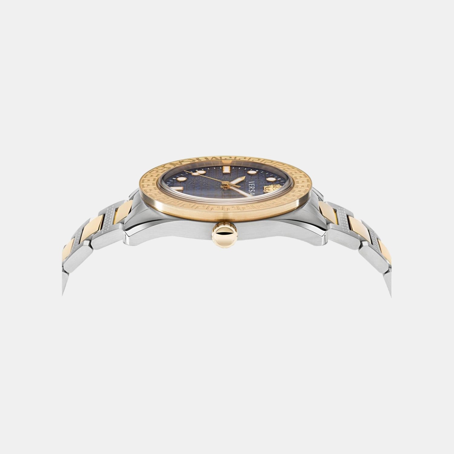 Versace Greca Men Quartz Blue Dial Analog Stainless Steel Watch VE2T00422 - view 2