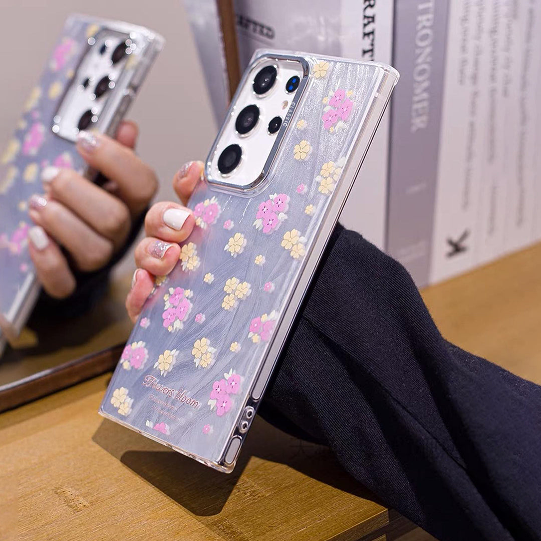 Peeperly Floral Glossy Feather Yarn Case - Samsung - view 4