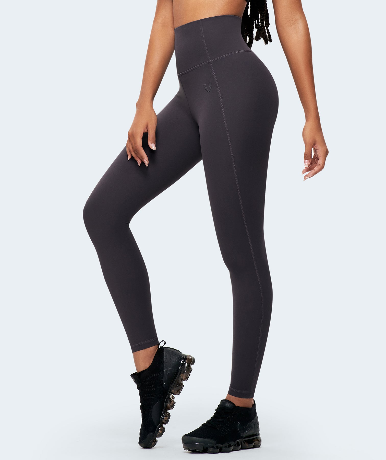 FIRM ABS Nakedfeel High Waisted Leggings - Tephra Gray - view 2