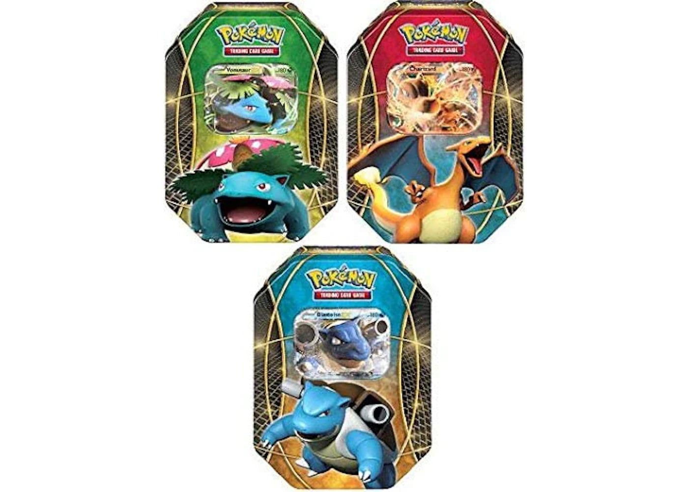 Pokémon 2014 Pokemon TCG Blastoise EX/Charizard EX/Venusaur EX Power Tin